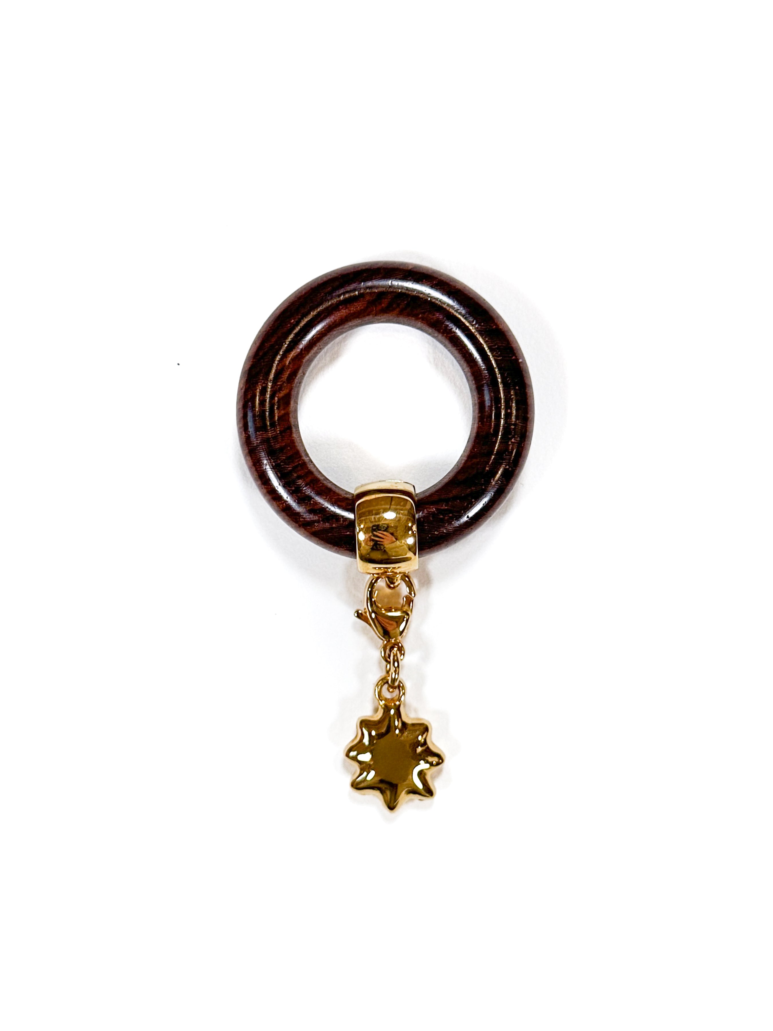 Hermès Wooden Scarf Ring