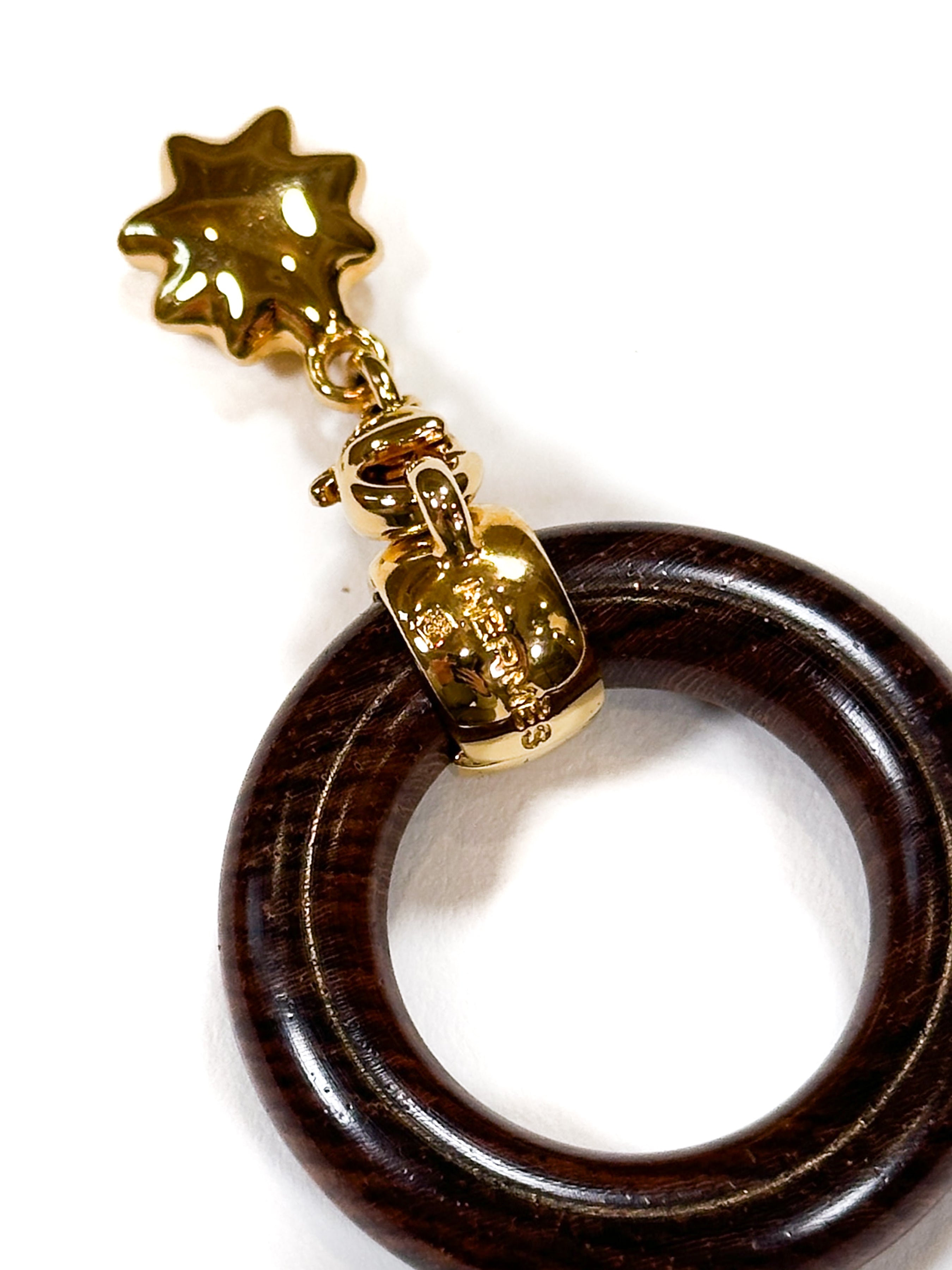 Hermès Wooden Scarf Ring
