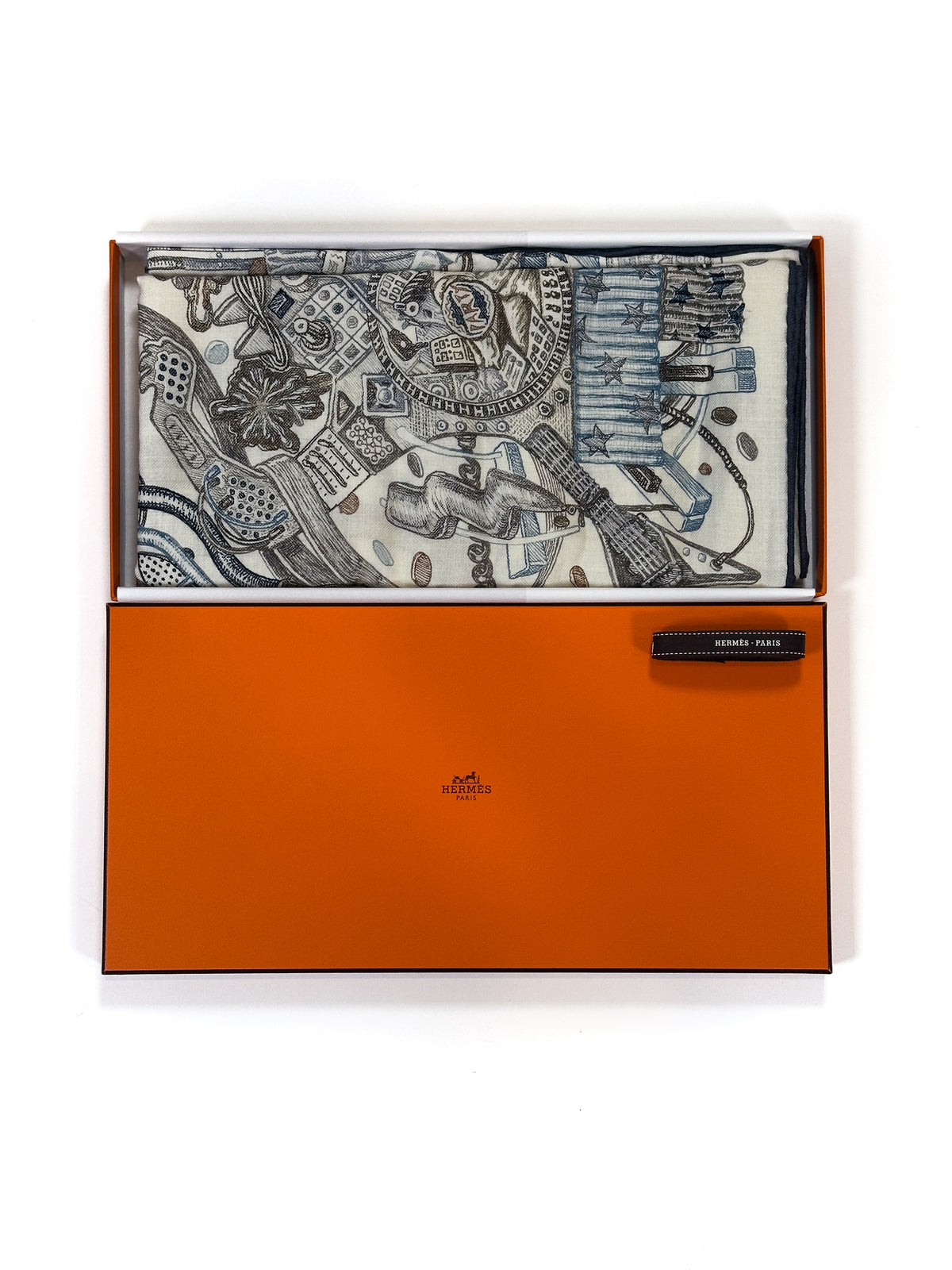 Hermès Le Monde d'Hermès Cashmere Silk 140