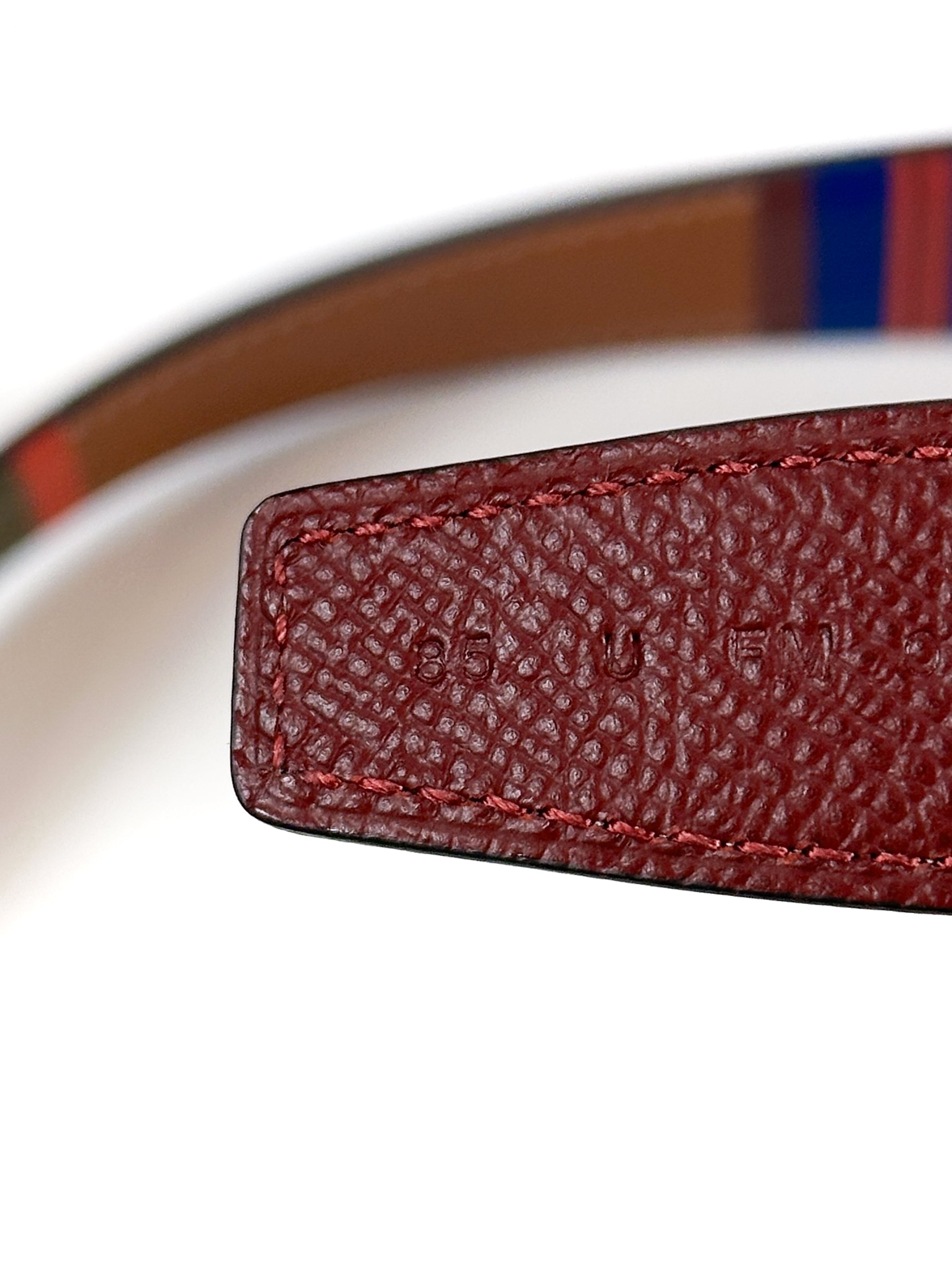 Hermès Gamma Buckle Reversible Belt 85