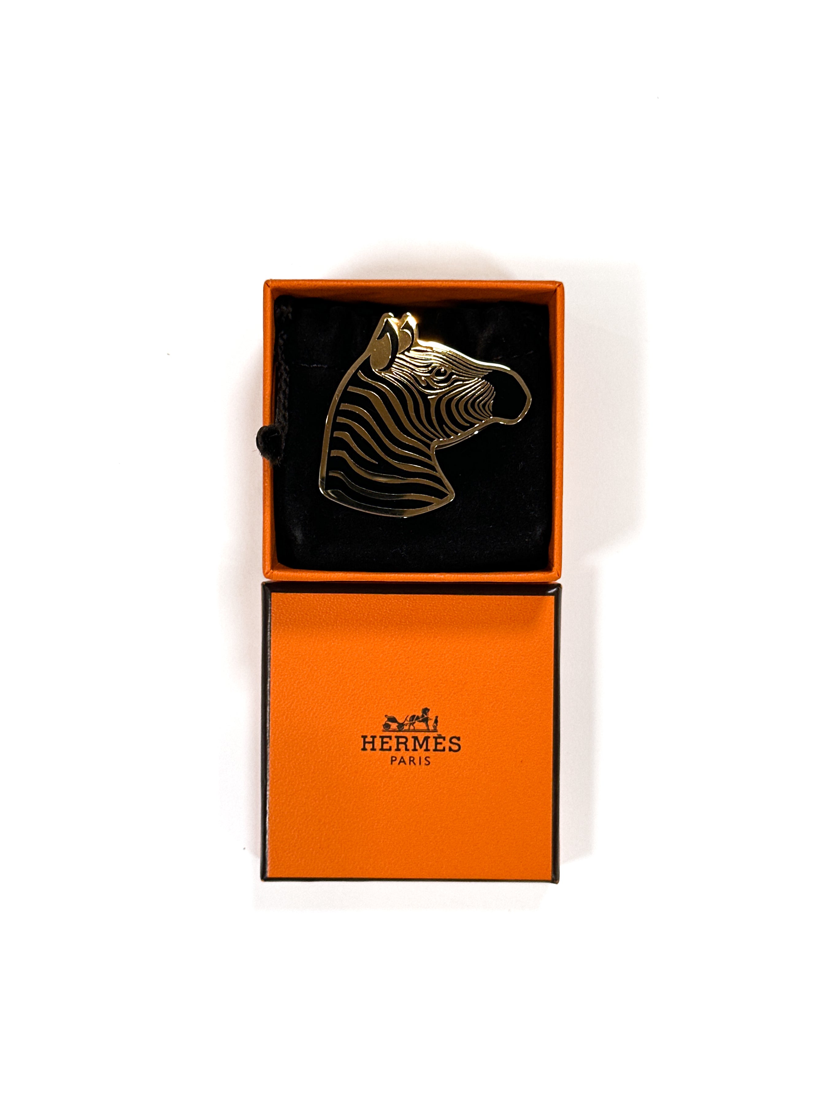 Hermès Zebra Scarf Ring