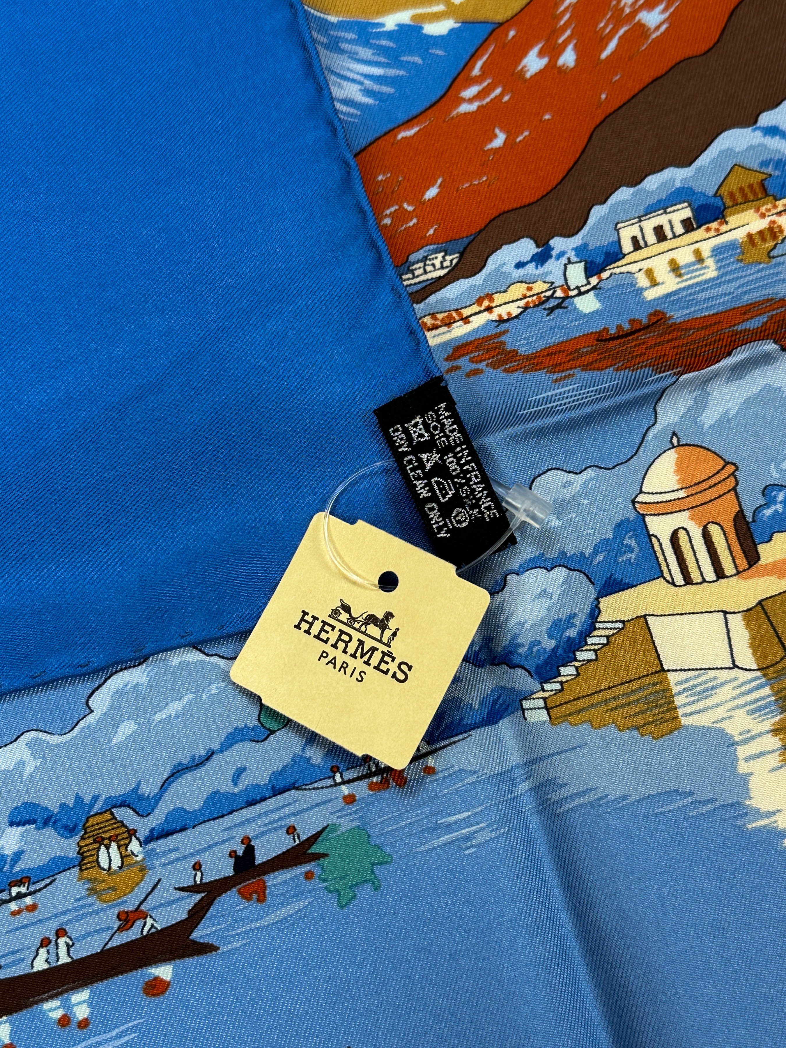 Hermès Le Fleuve Sacre 90