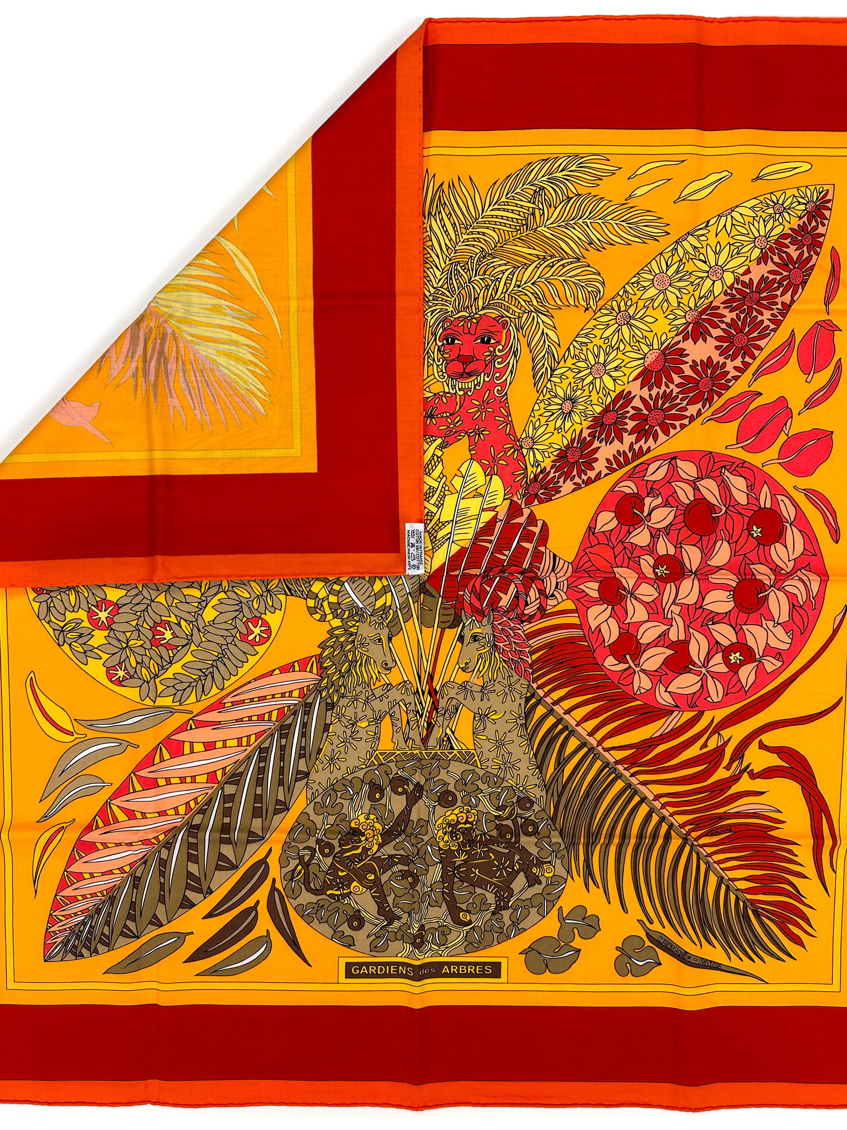 Hermès Gardiens des Arbres Cotton 70
