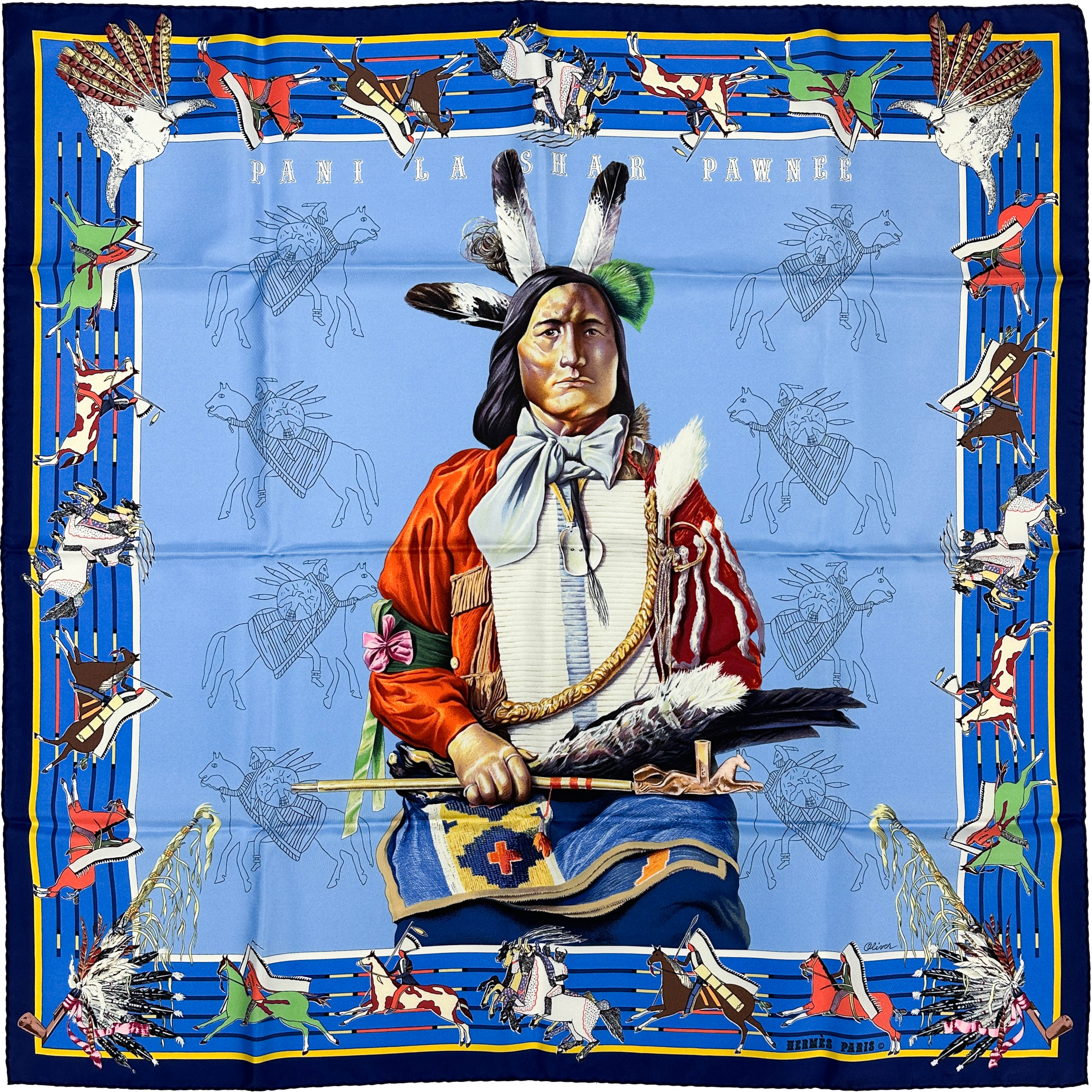 Hermès Pani La Shar Pawnee 90