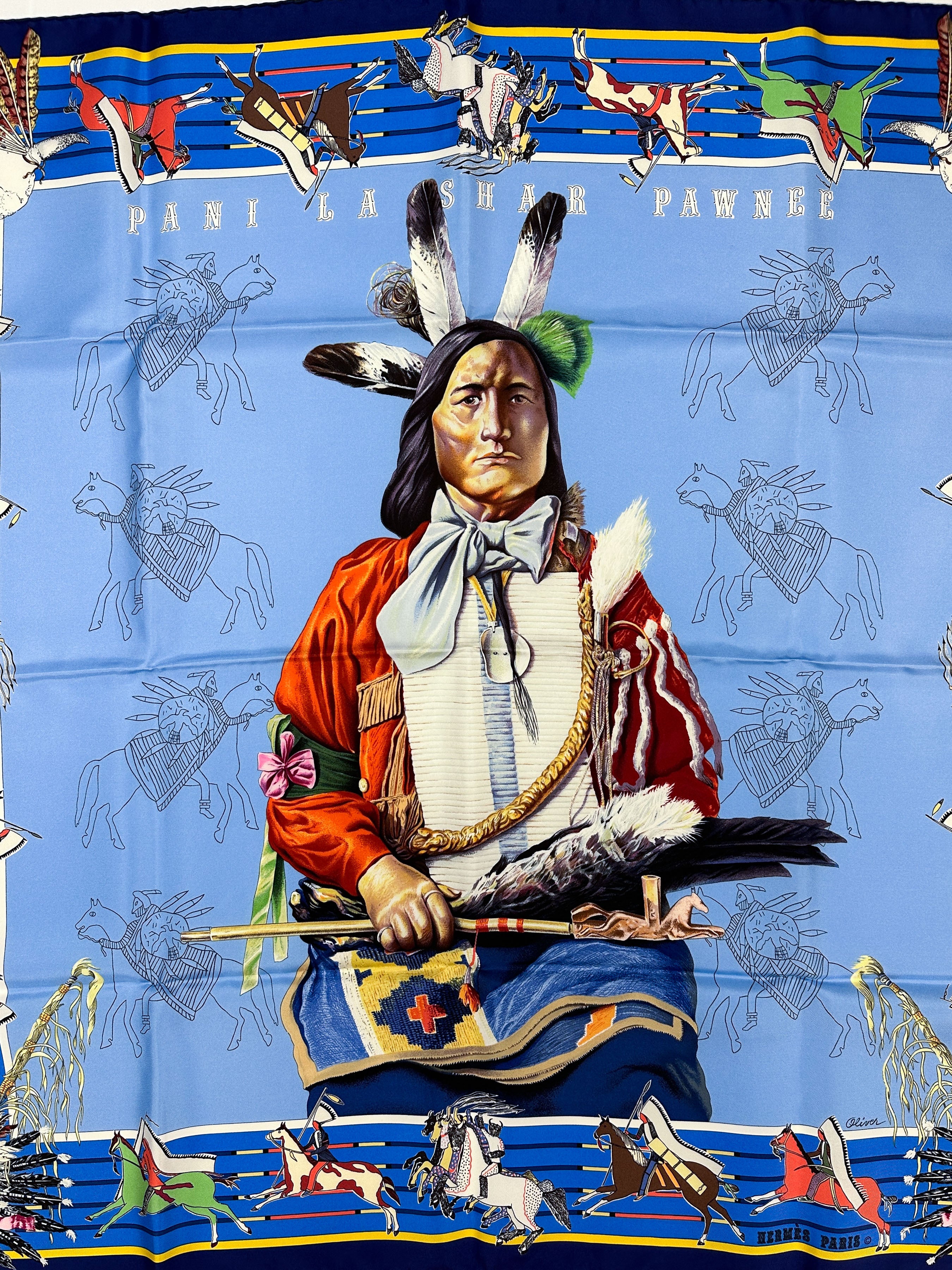 Hermès Pani La Shar Pawnee 90