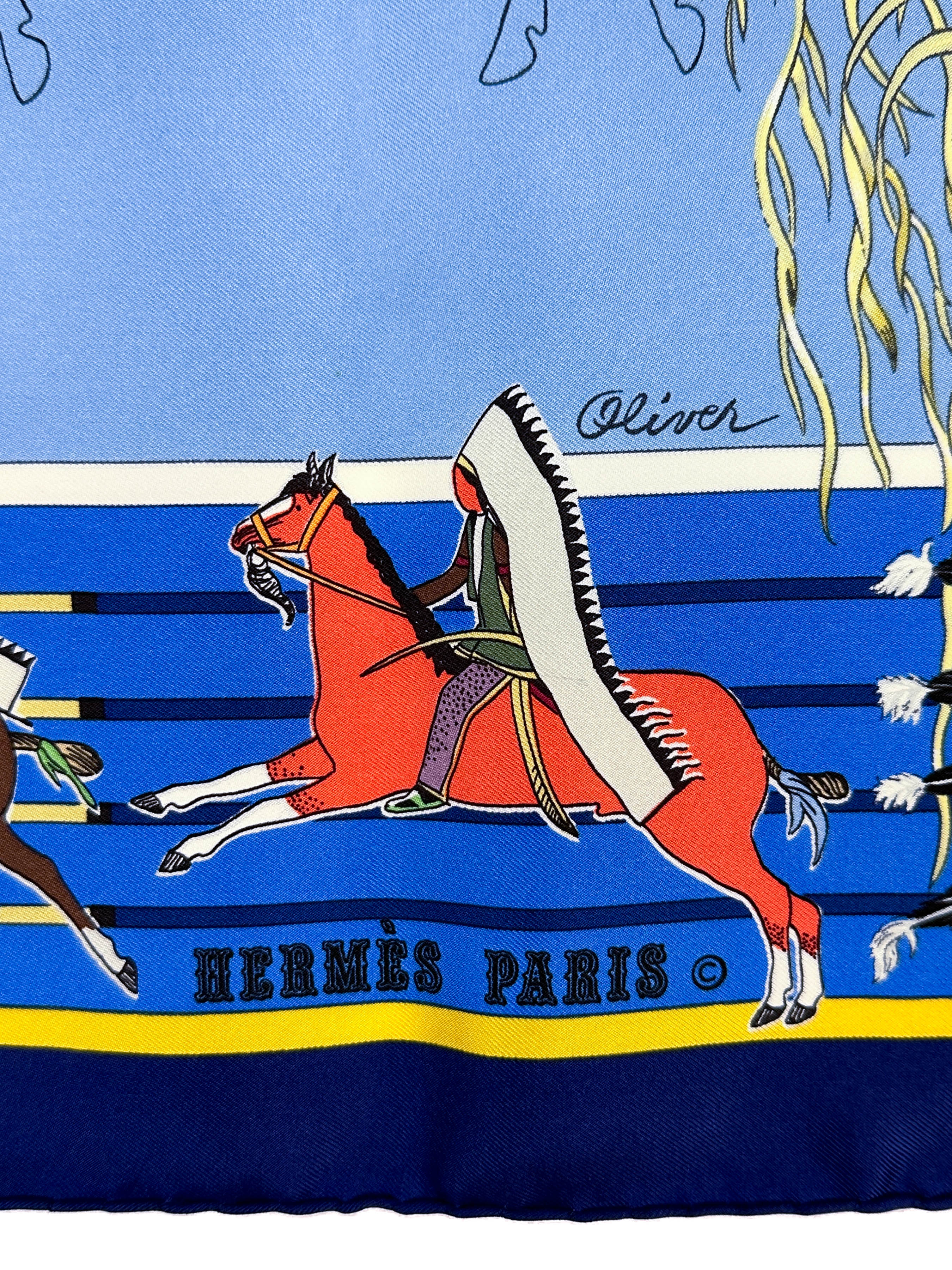 Hermès Pani La Shar Pawnee 90