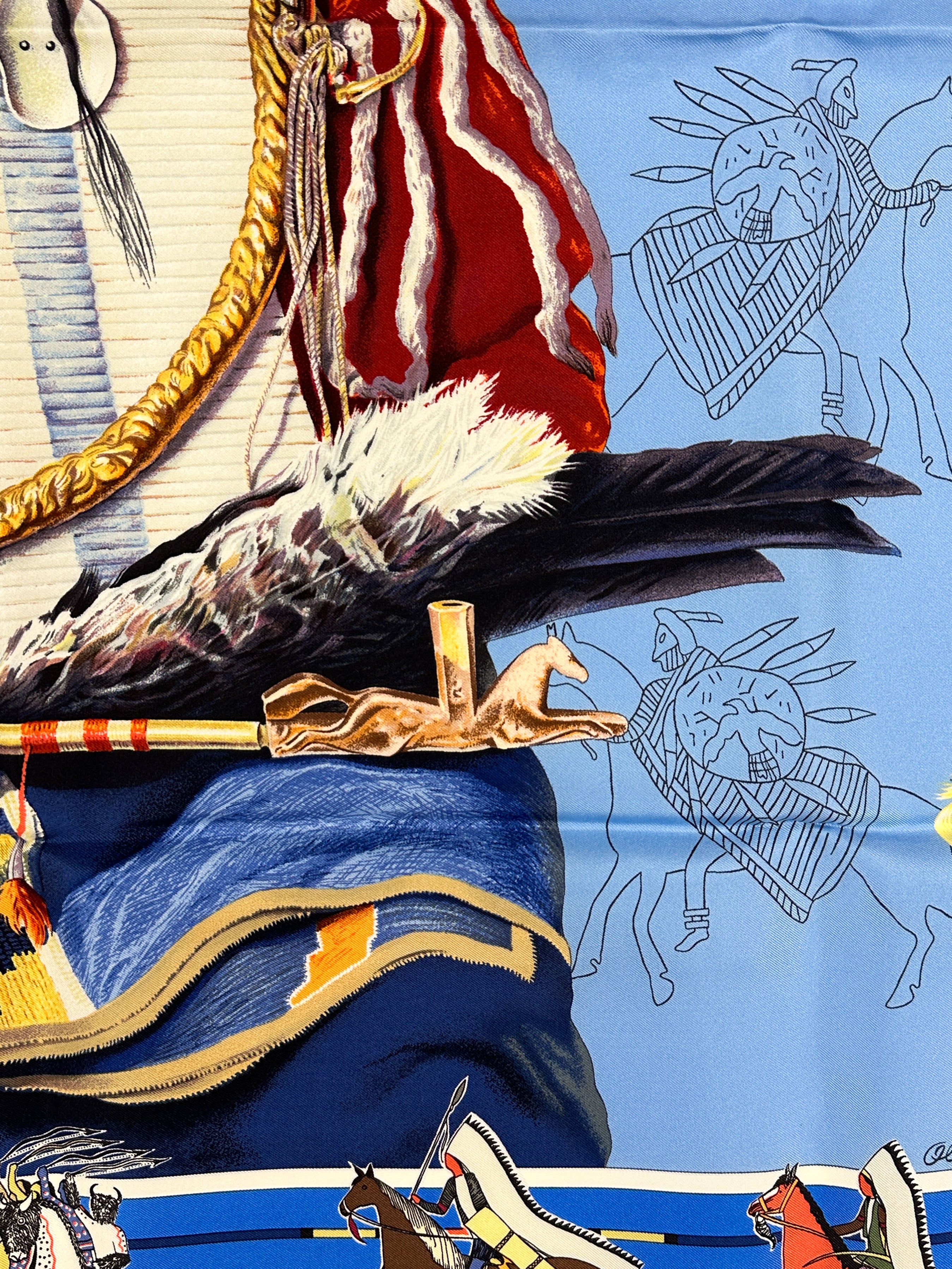 Hermès Pani La Shar Pawnee 90