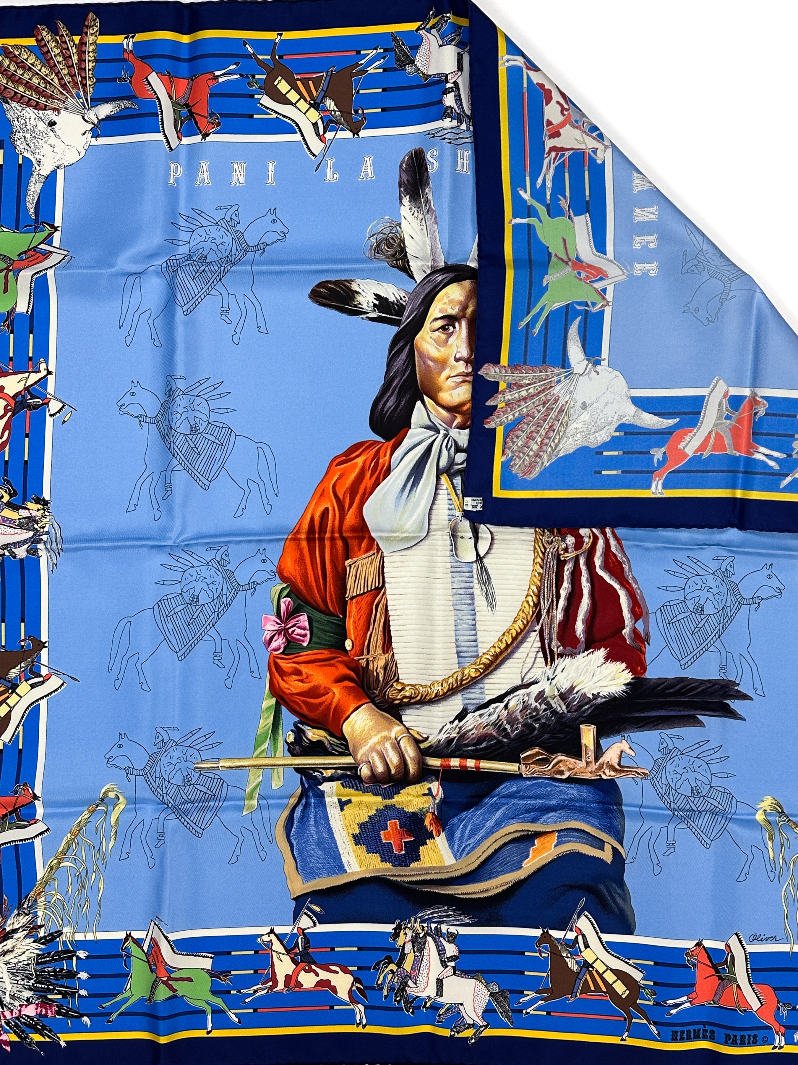 Hermès Pani La Shar Pawnee 90