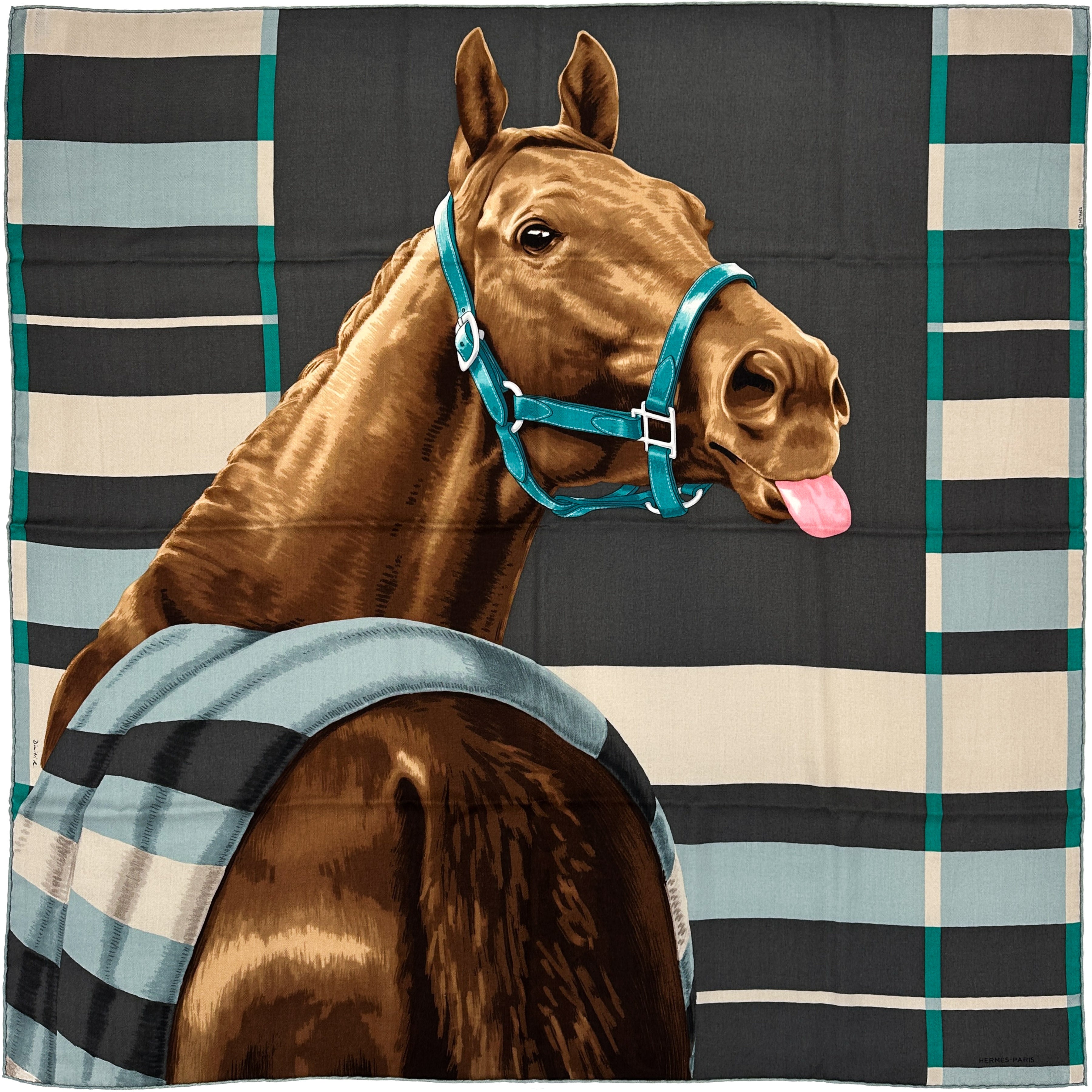 Hermès Rocabar de Rire Cashmere Silk 100
