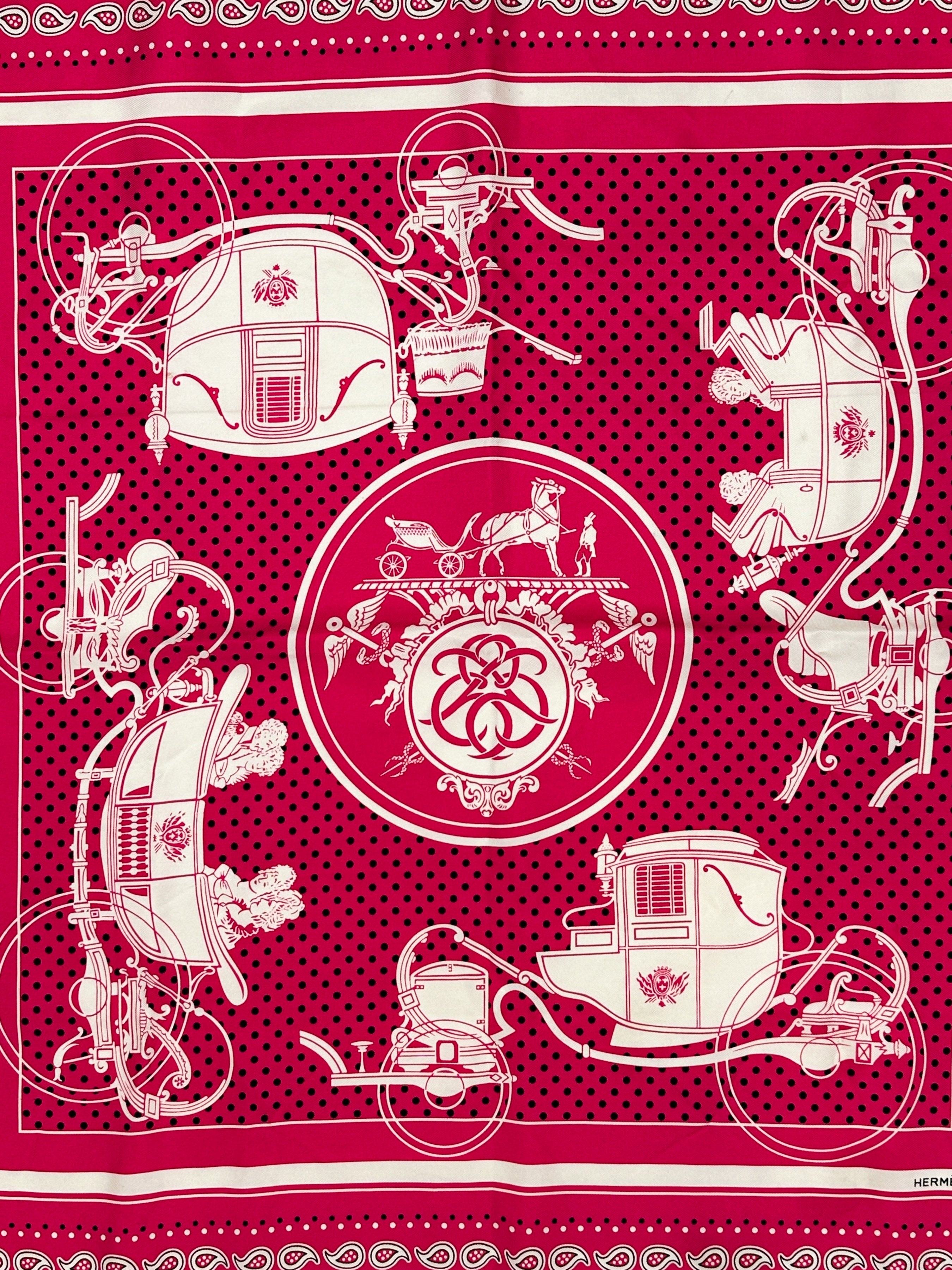 Hermès Ex-Libris Bandana 55