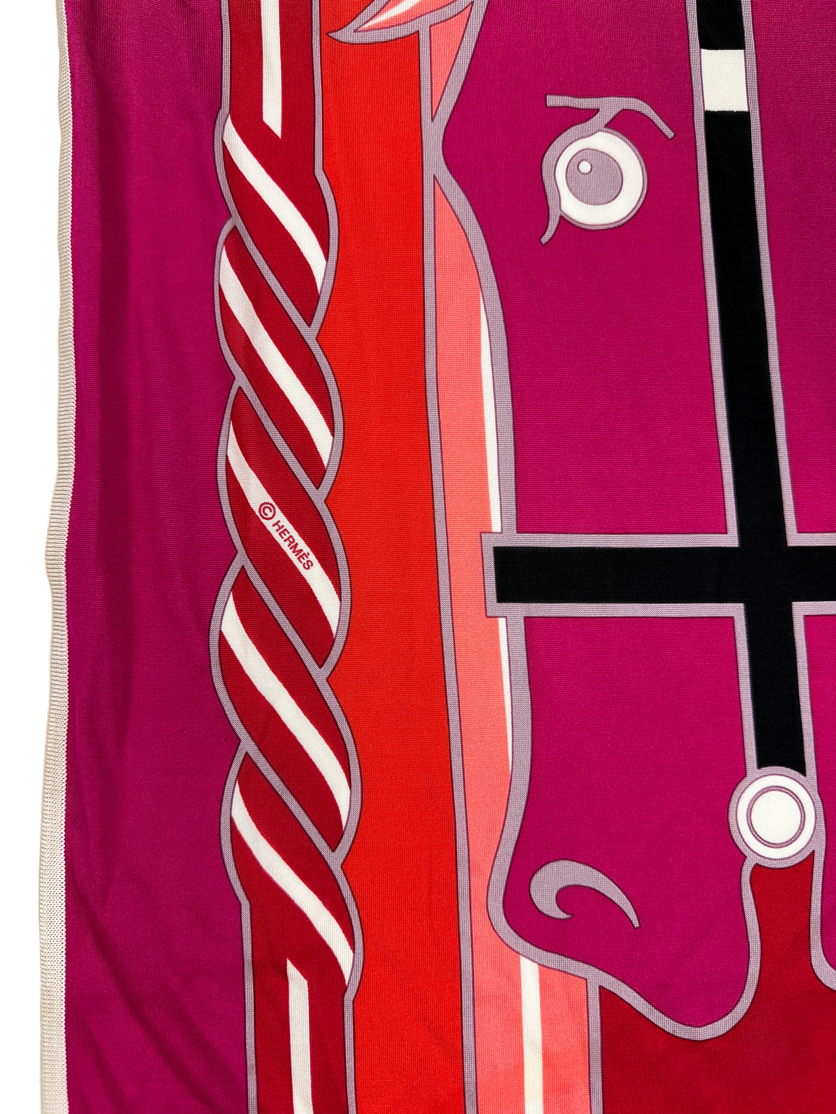 Hermès Quadrige Silk Jersey 90