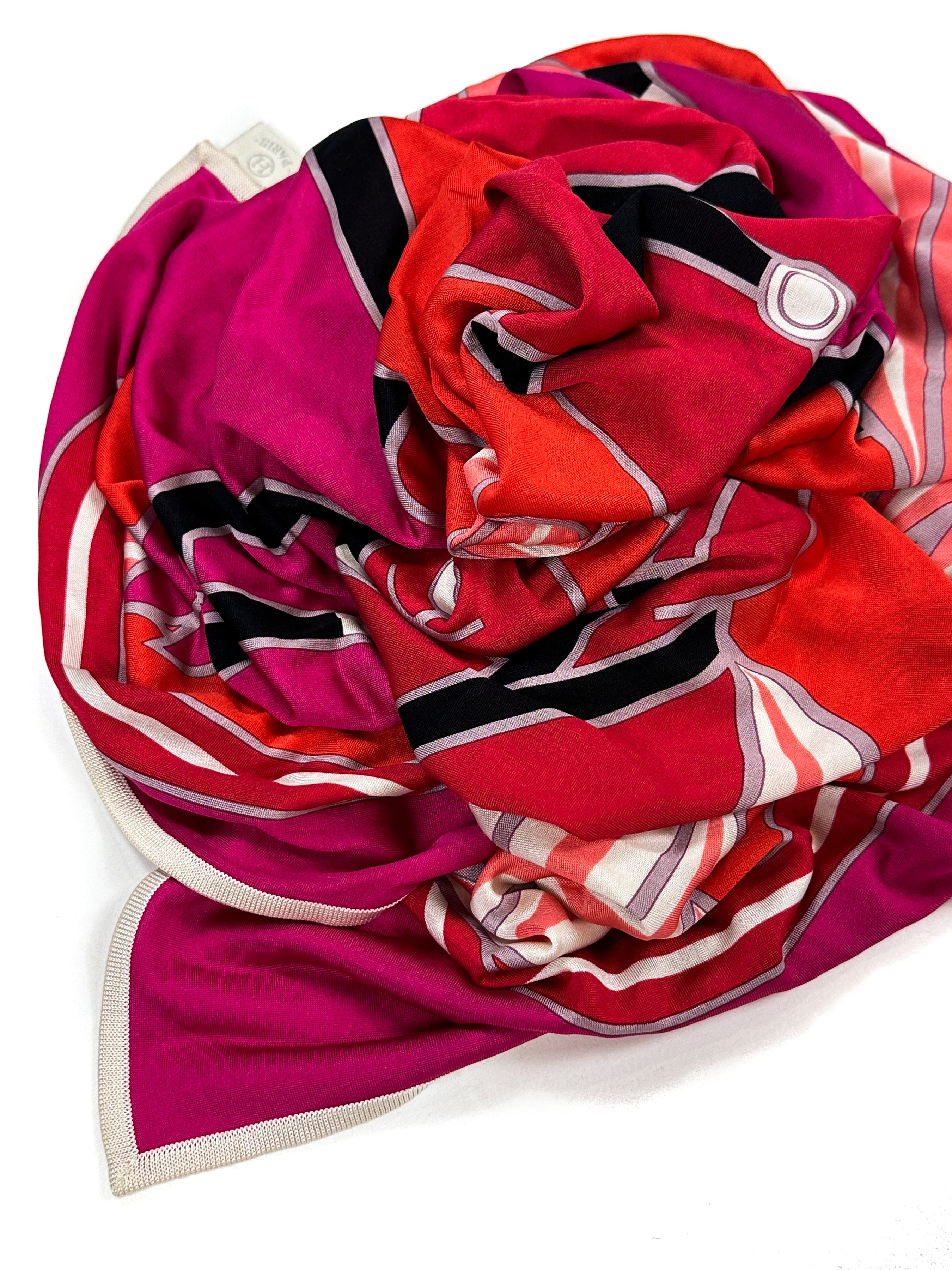 Hermès Quadrige Silk Jersey 90