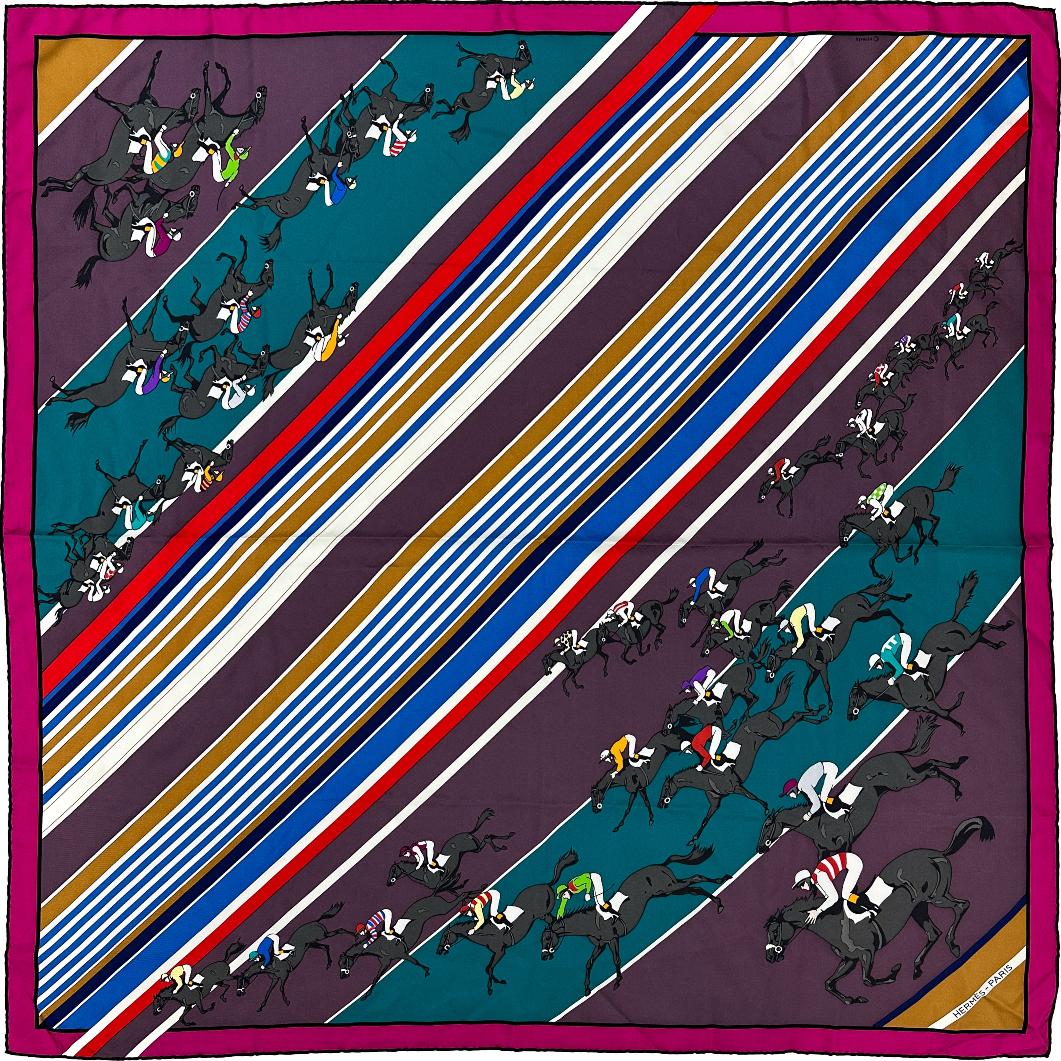 Hermès Les Courses 90