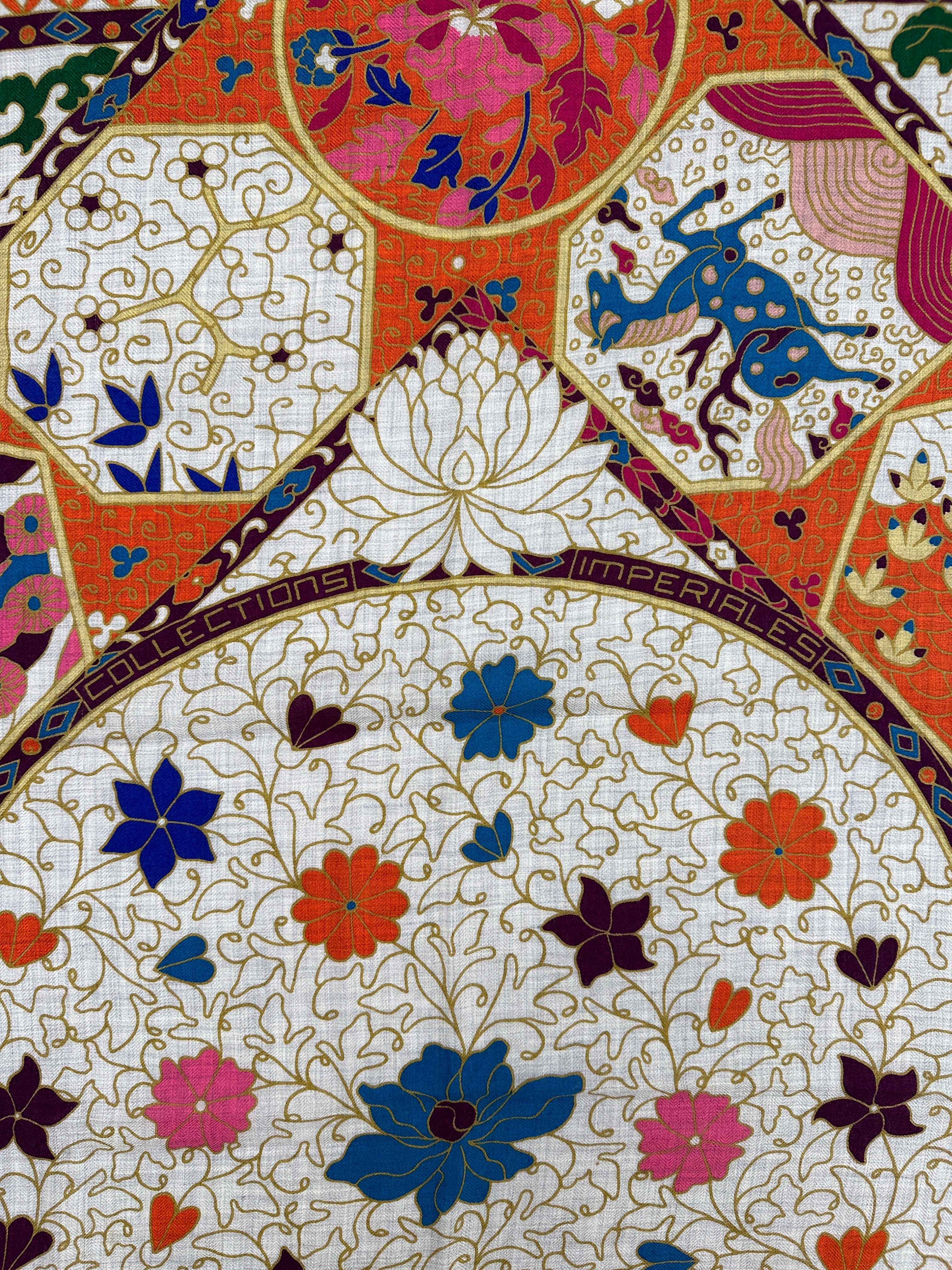 Hermès Collections Imperiales Cashmere Silk 140