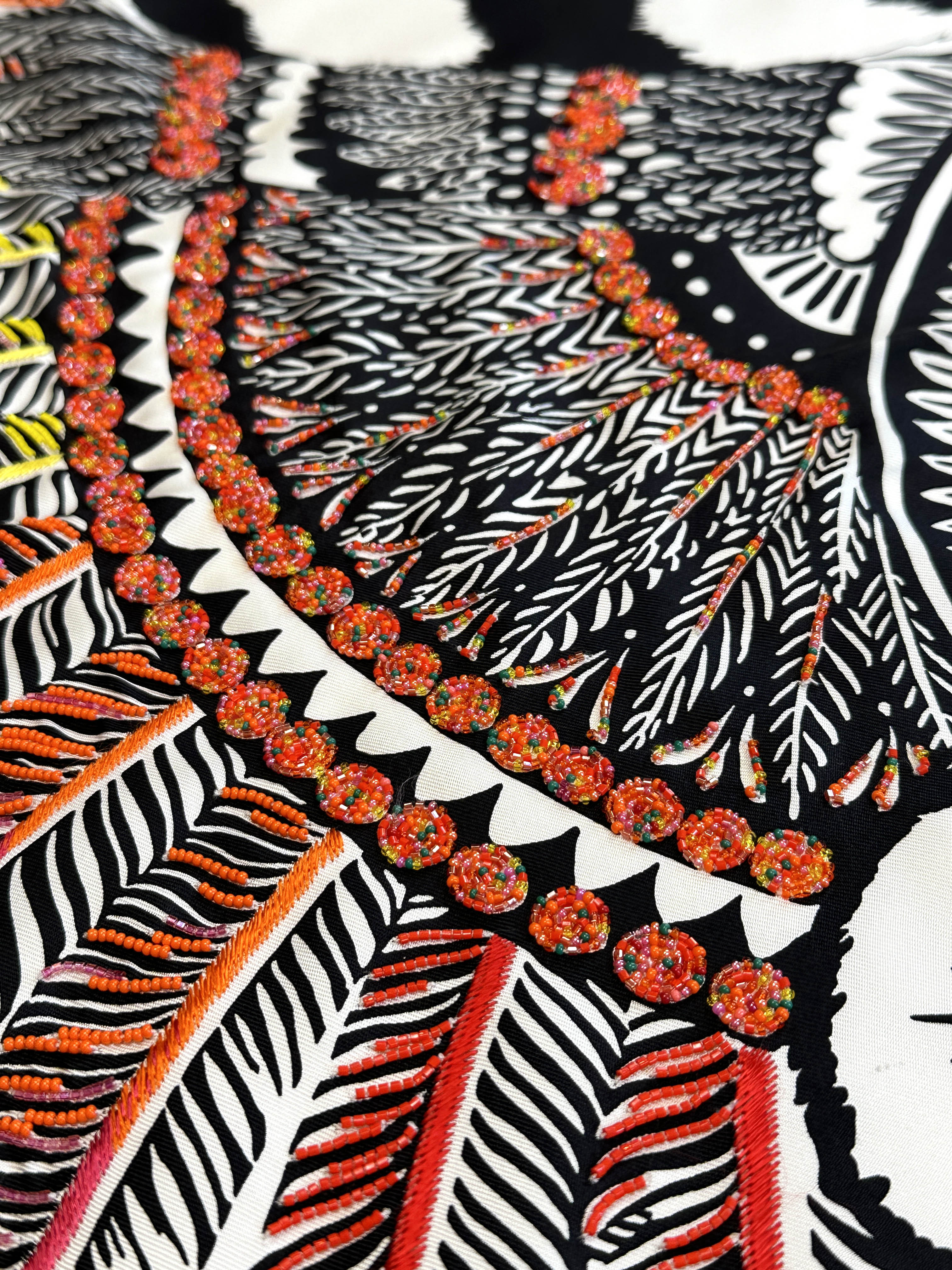 Hermès Jaguar Quetzal Coloriage Exceptional Beaded 140