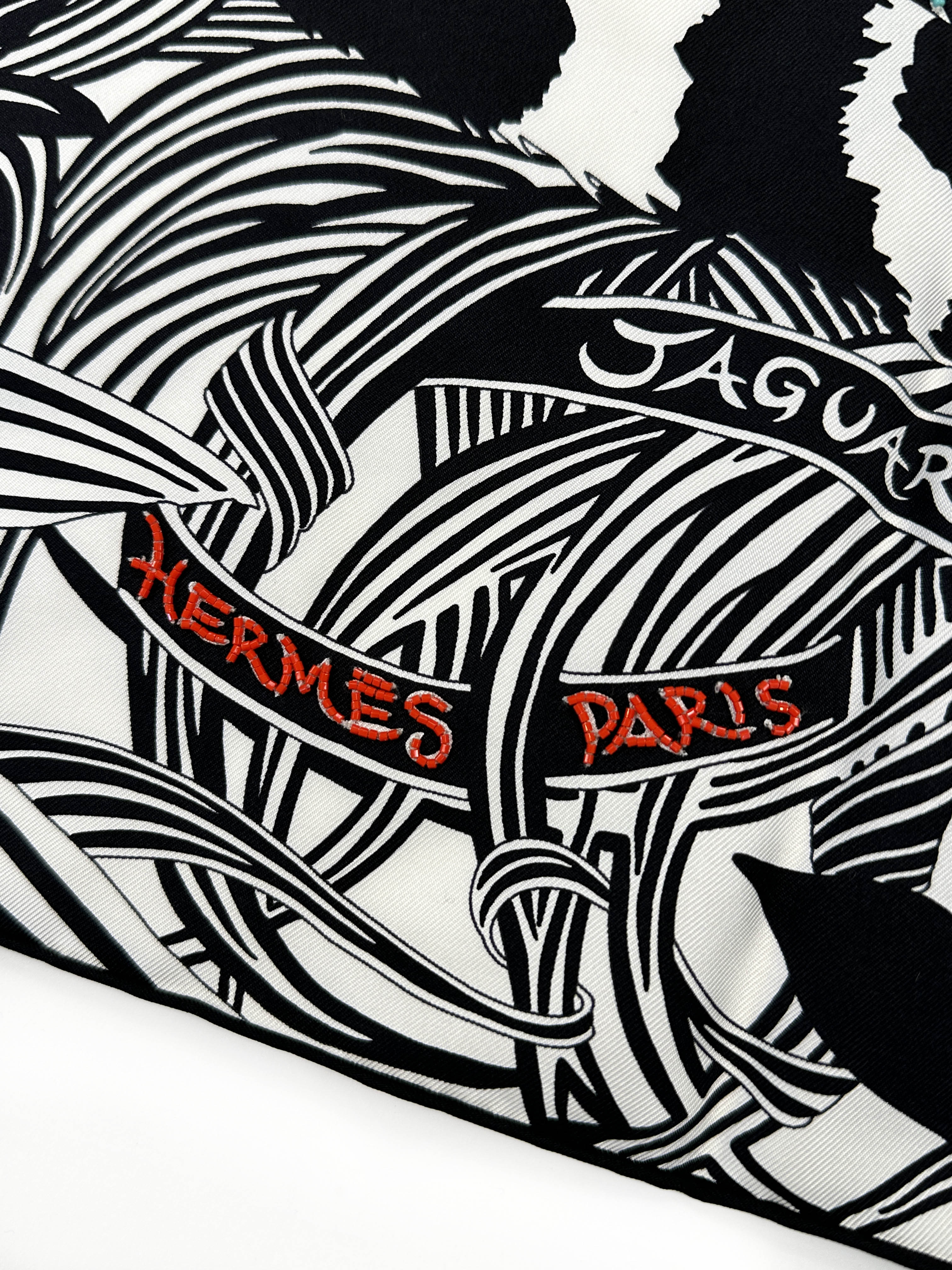 Hermès Jaguar Quetzal Coloriage Exceptional Beaded 140