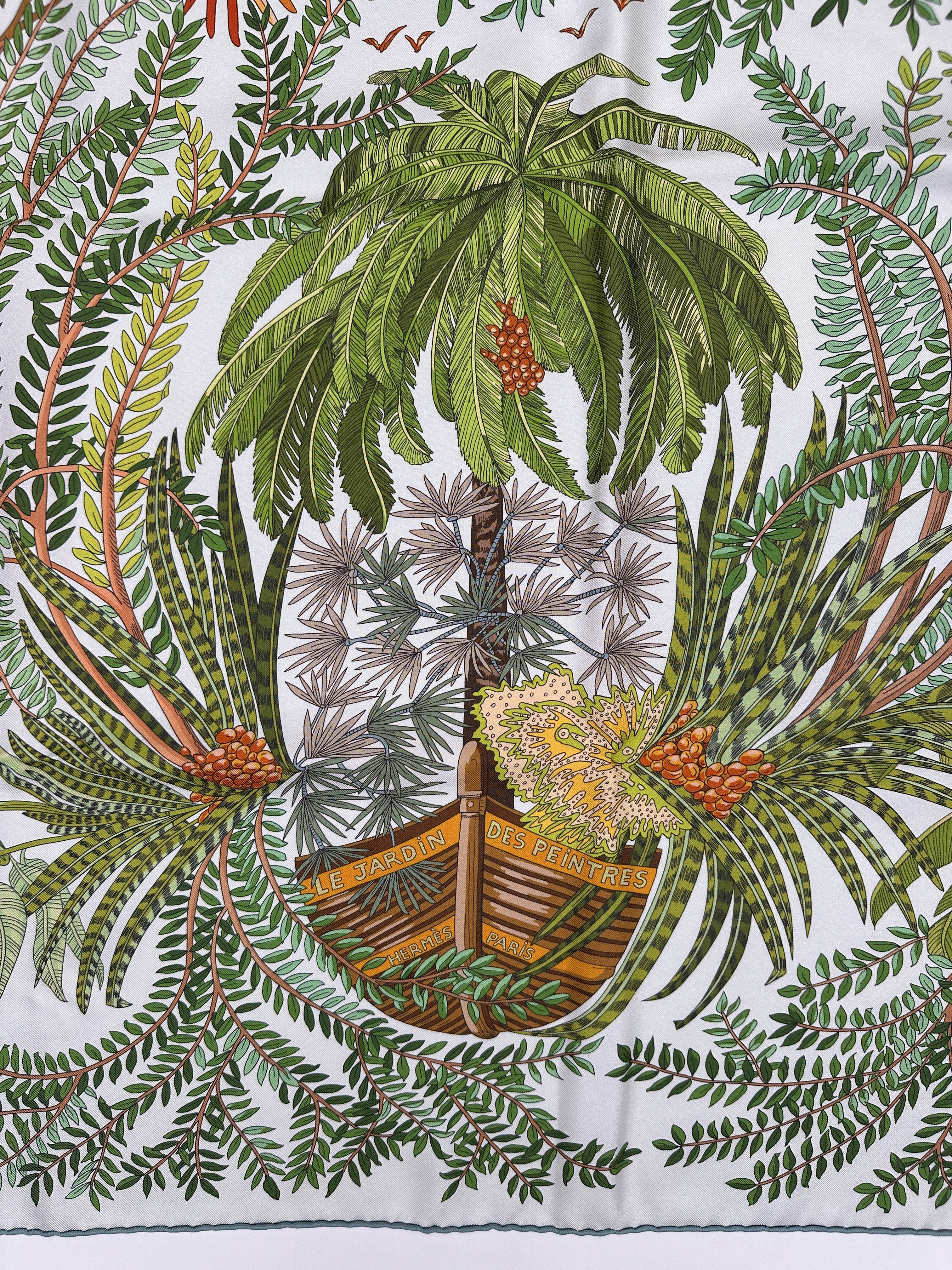 Hermès Le Jardin des Peintres Double Face 90