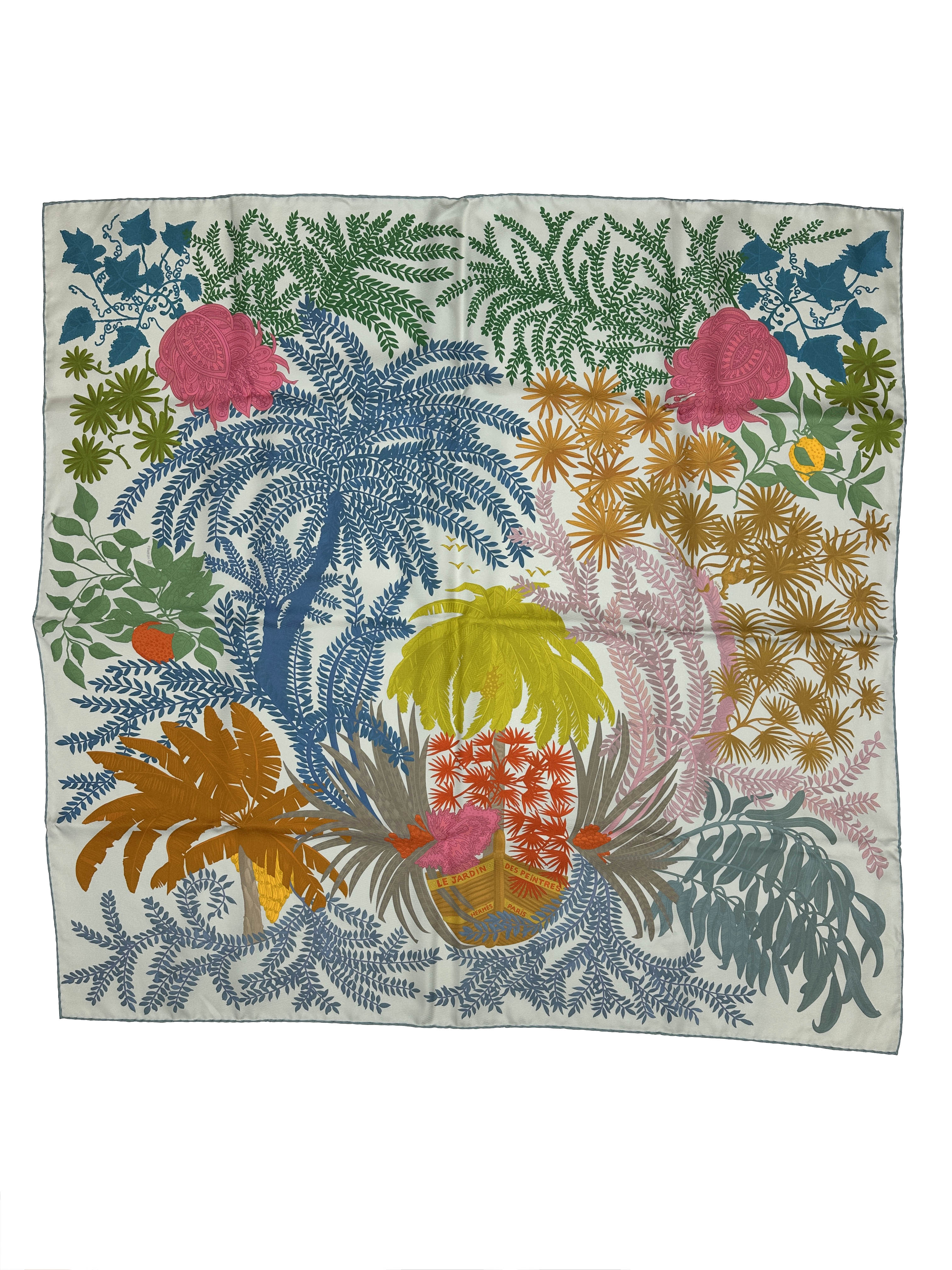 Hermès Le Jardin des Peintres Double Face 90