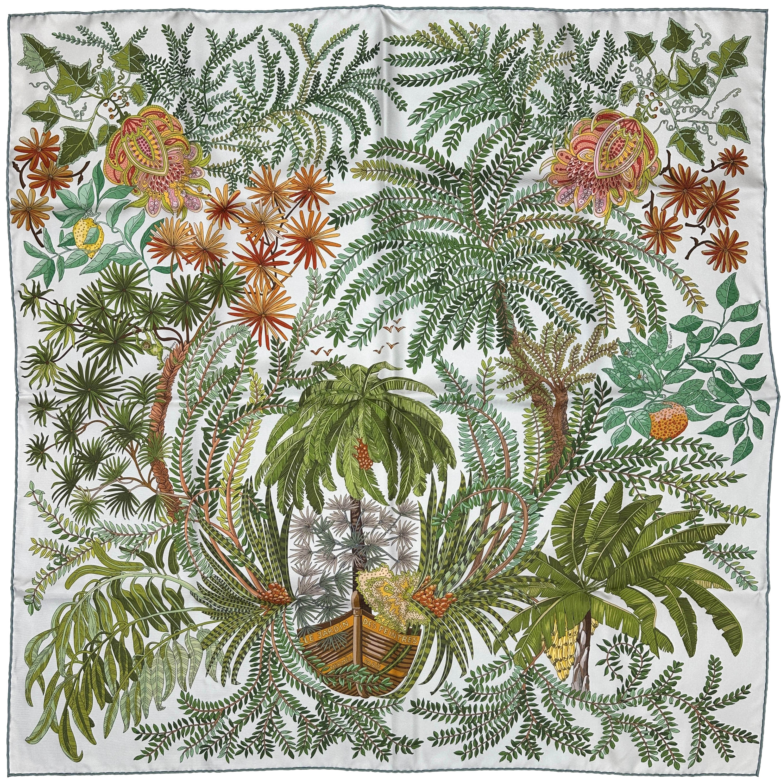 Hermès Le Jardin des Peintres Double Face 90