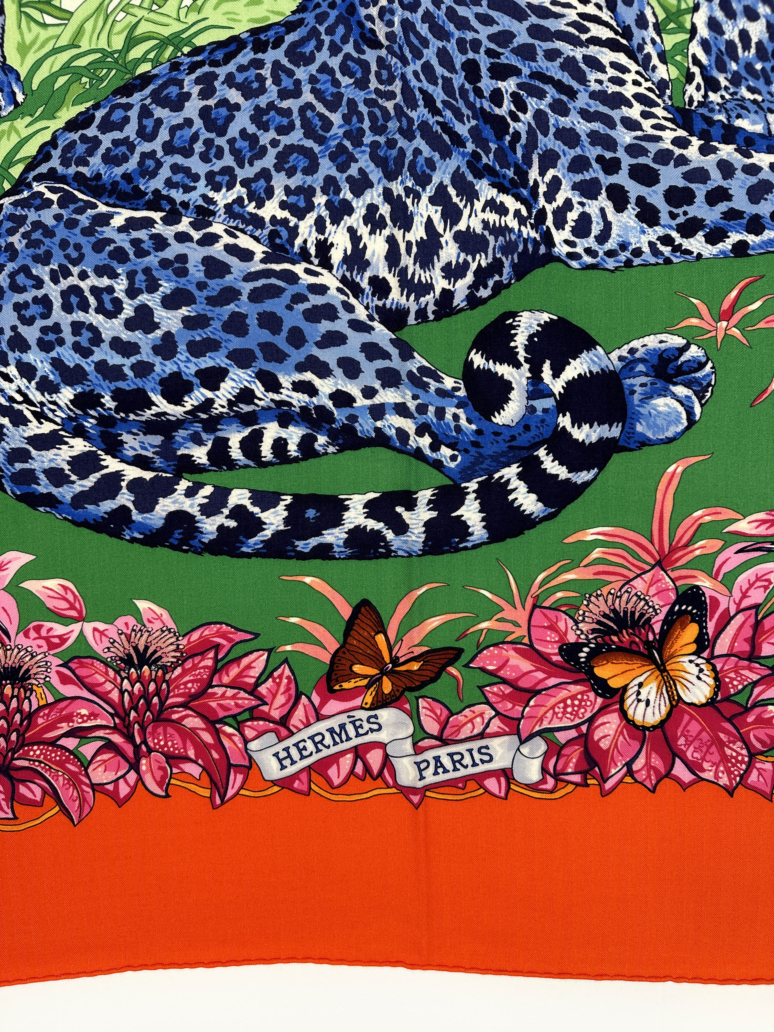 Hermès Jungle Love Cashmere Silk 140