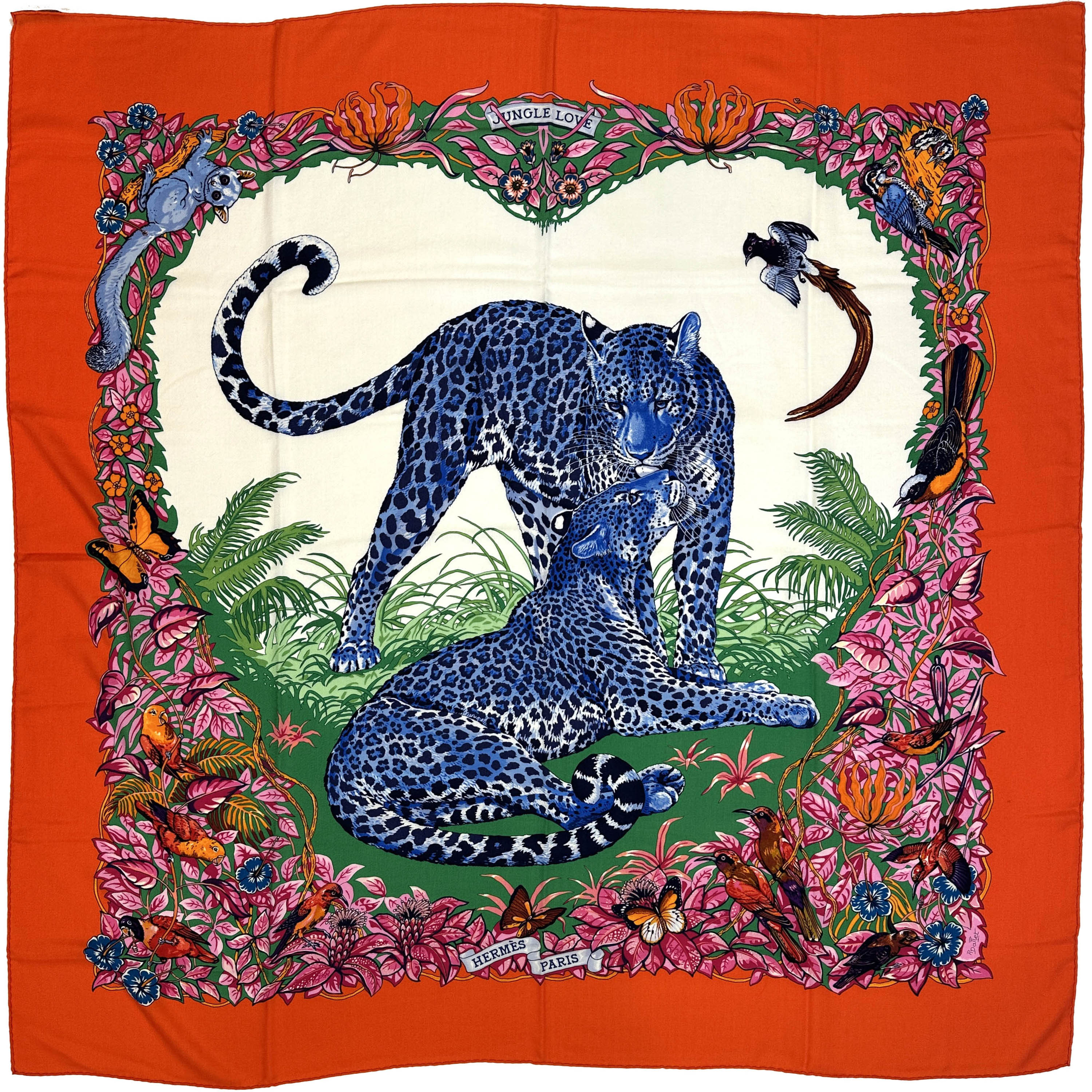 Hermès Jungle Love Cashmere Silk 140
