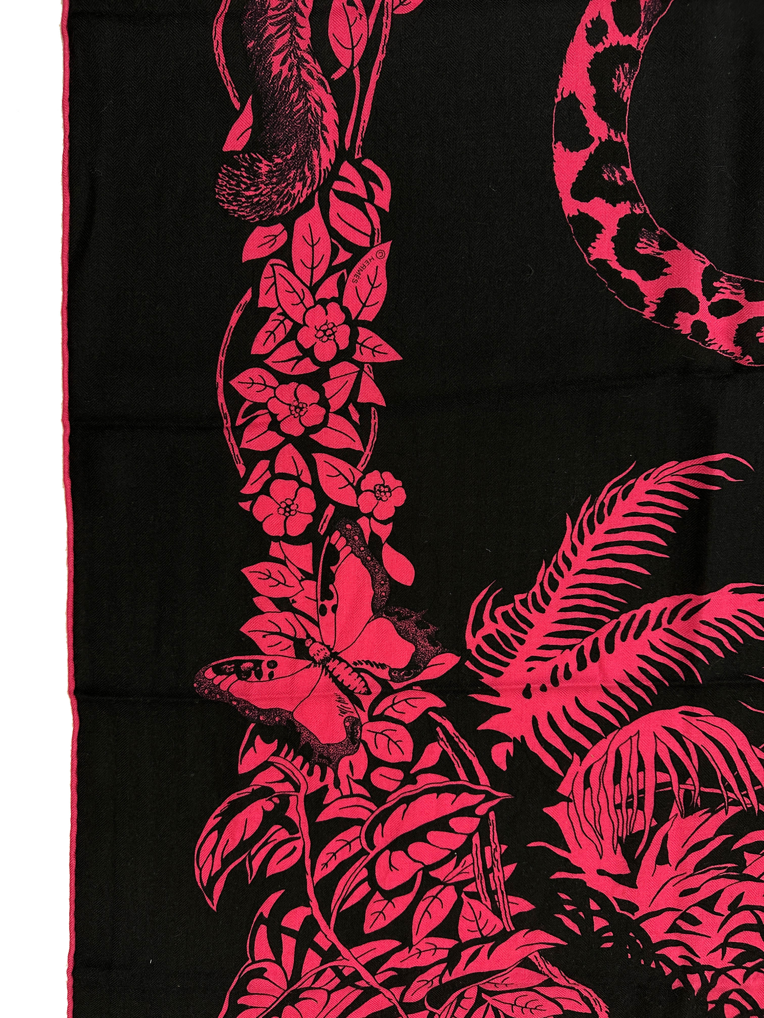 Hermès Jungle Love Cashmere Silk 140