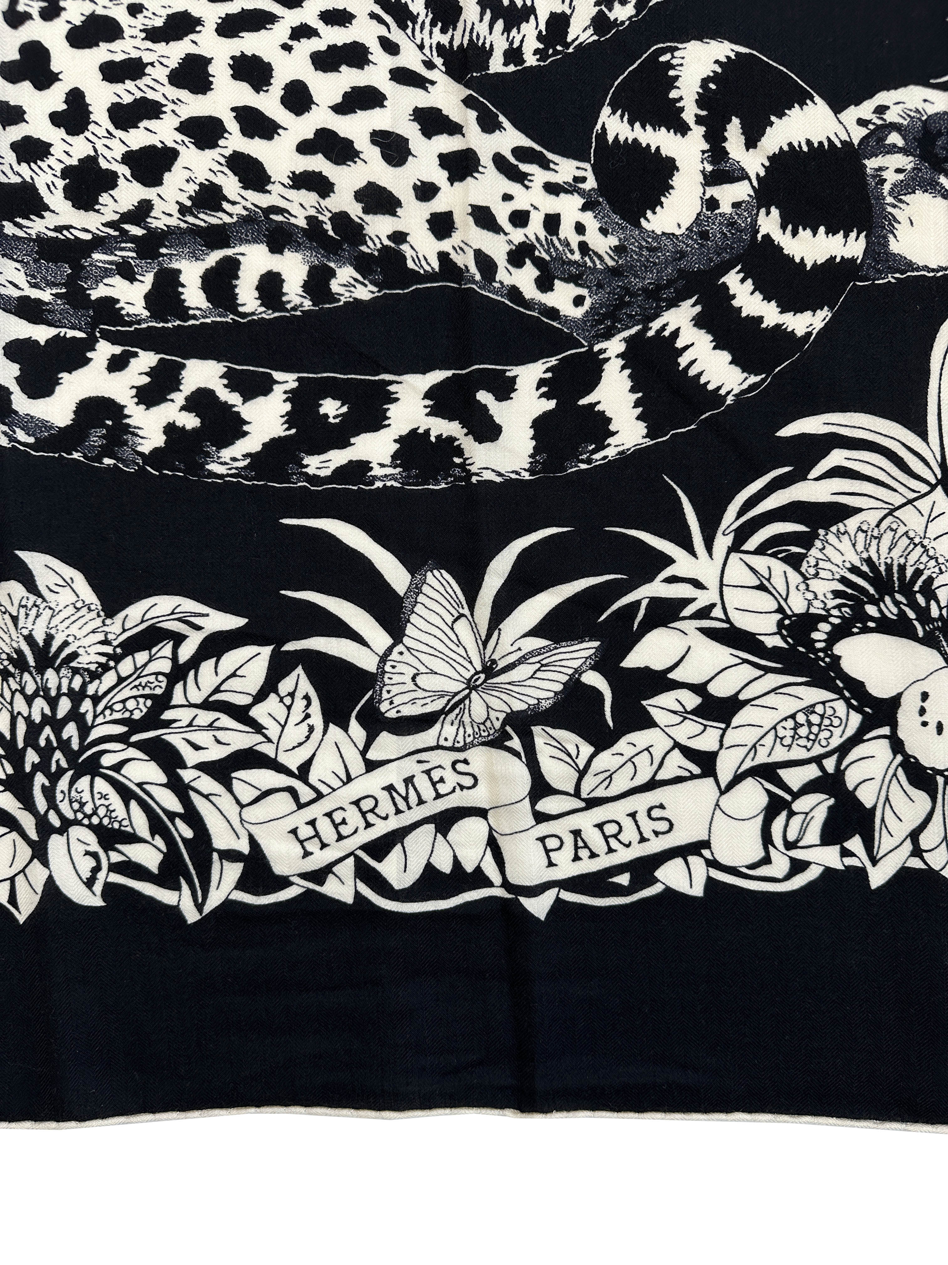 Hermès Jungle Love Cashmere Silk 140