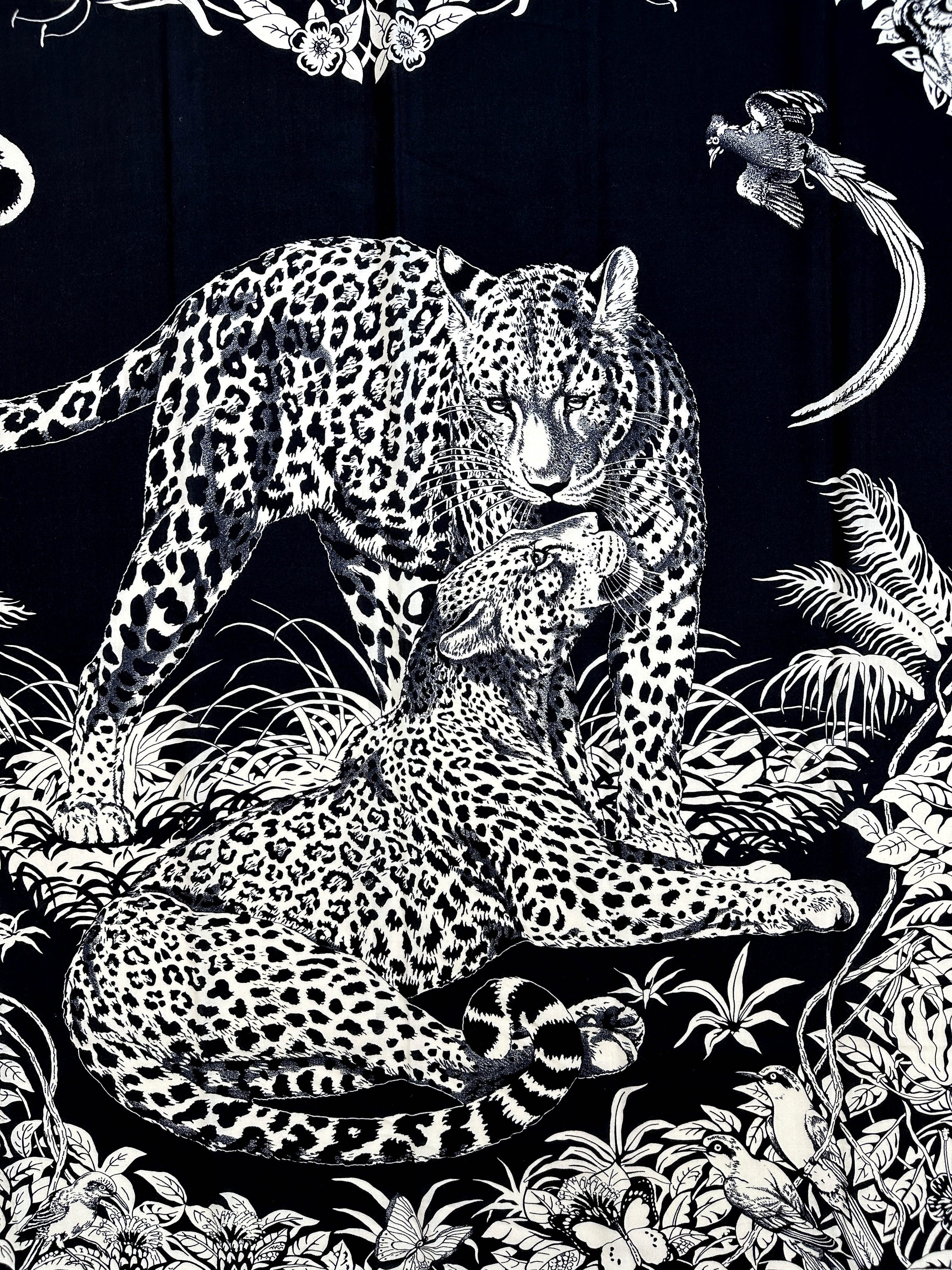 Hermès Jungle Love Cashmere Silk 140