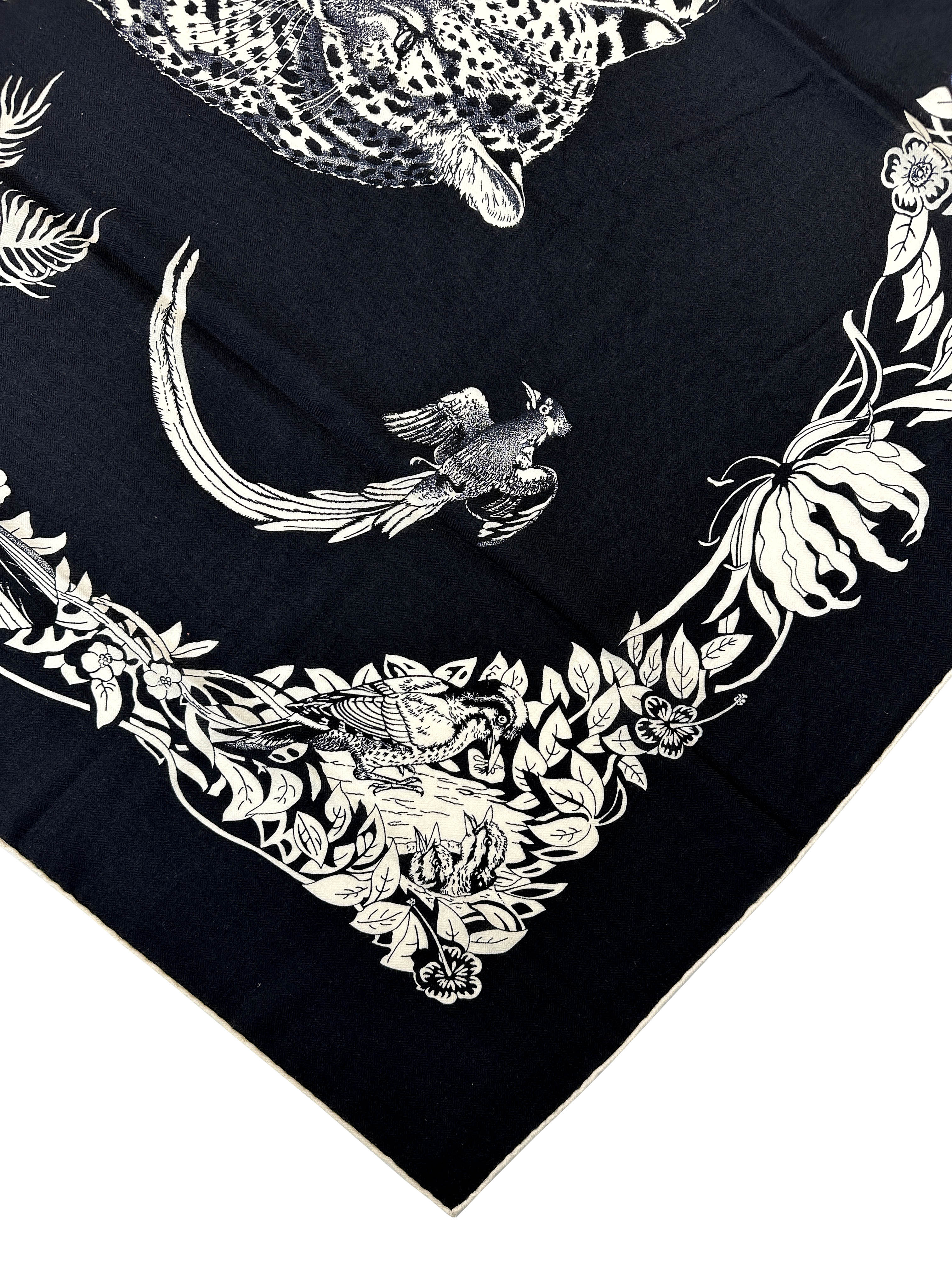 Hermès Jungle Love Cashmere Silk 140