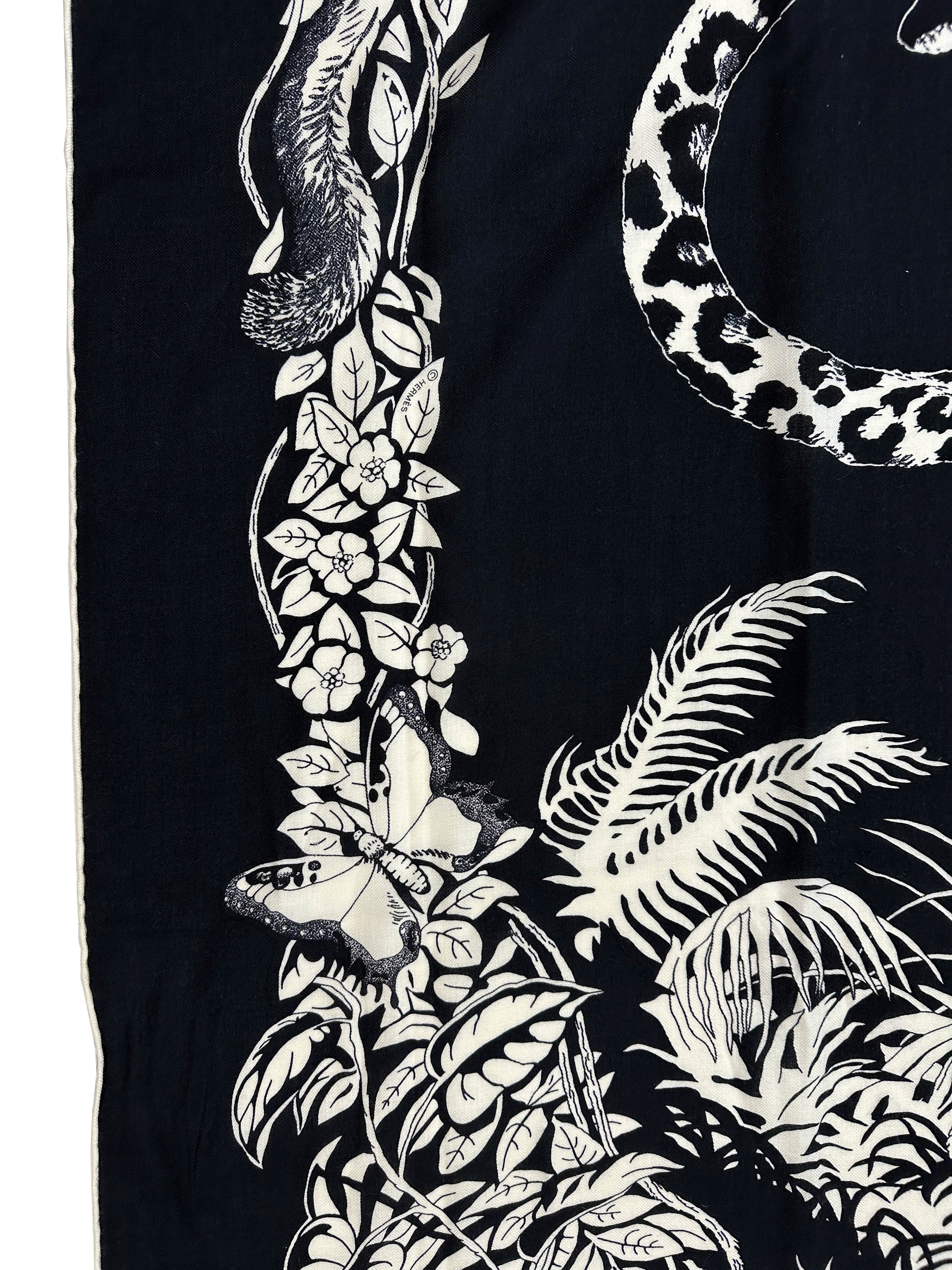 Hermès Jungle Love Cashmere Silk 140