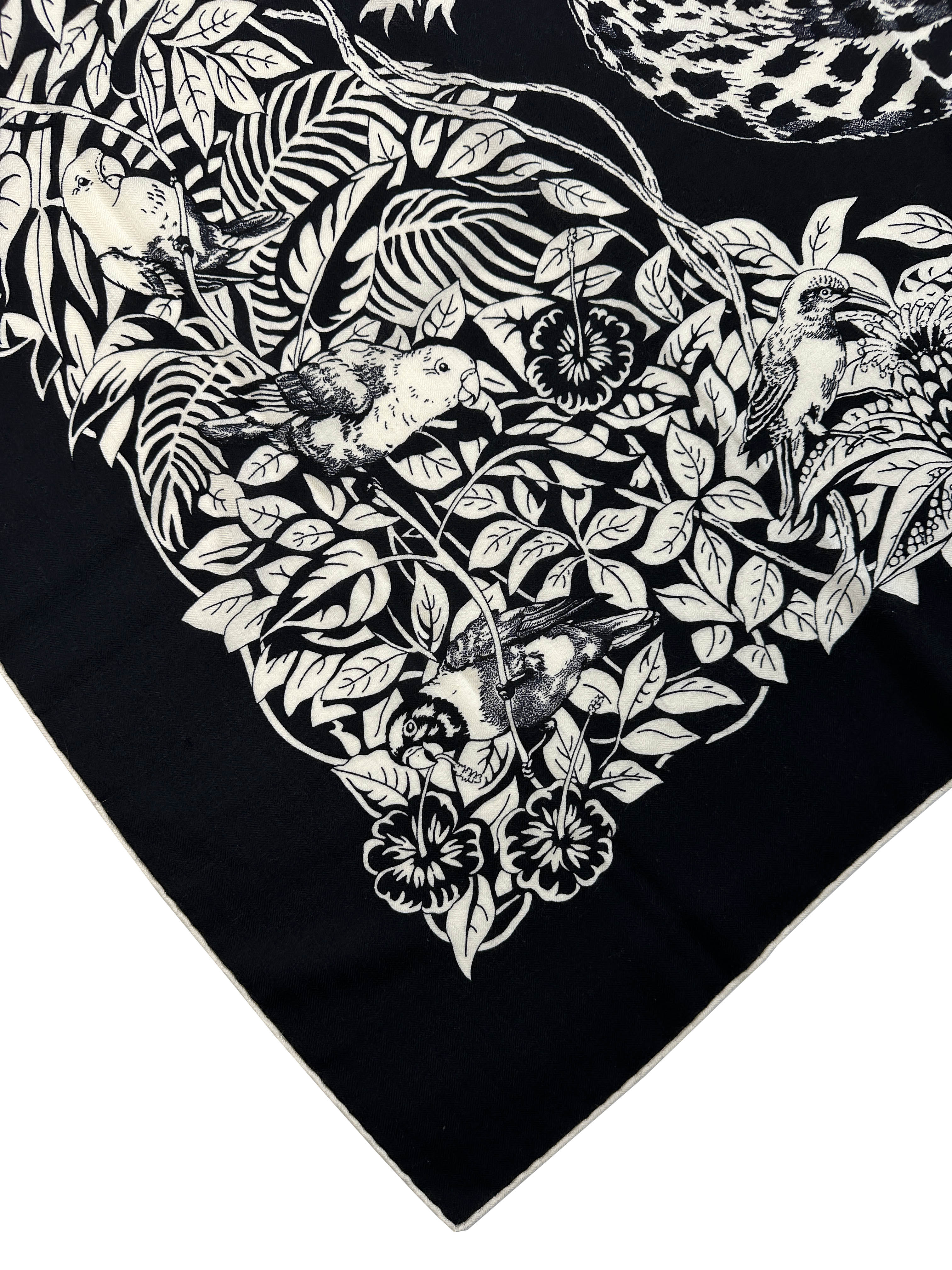 Hermès Jungle Love Cashmere Silk 140