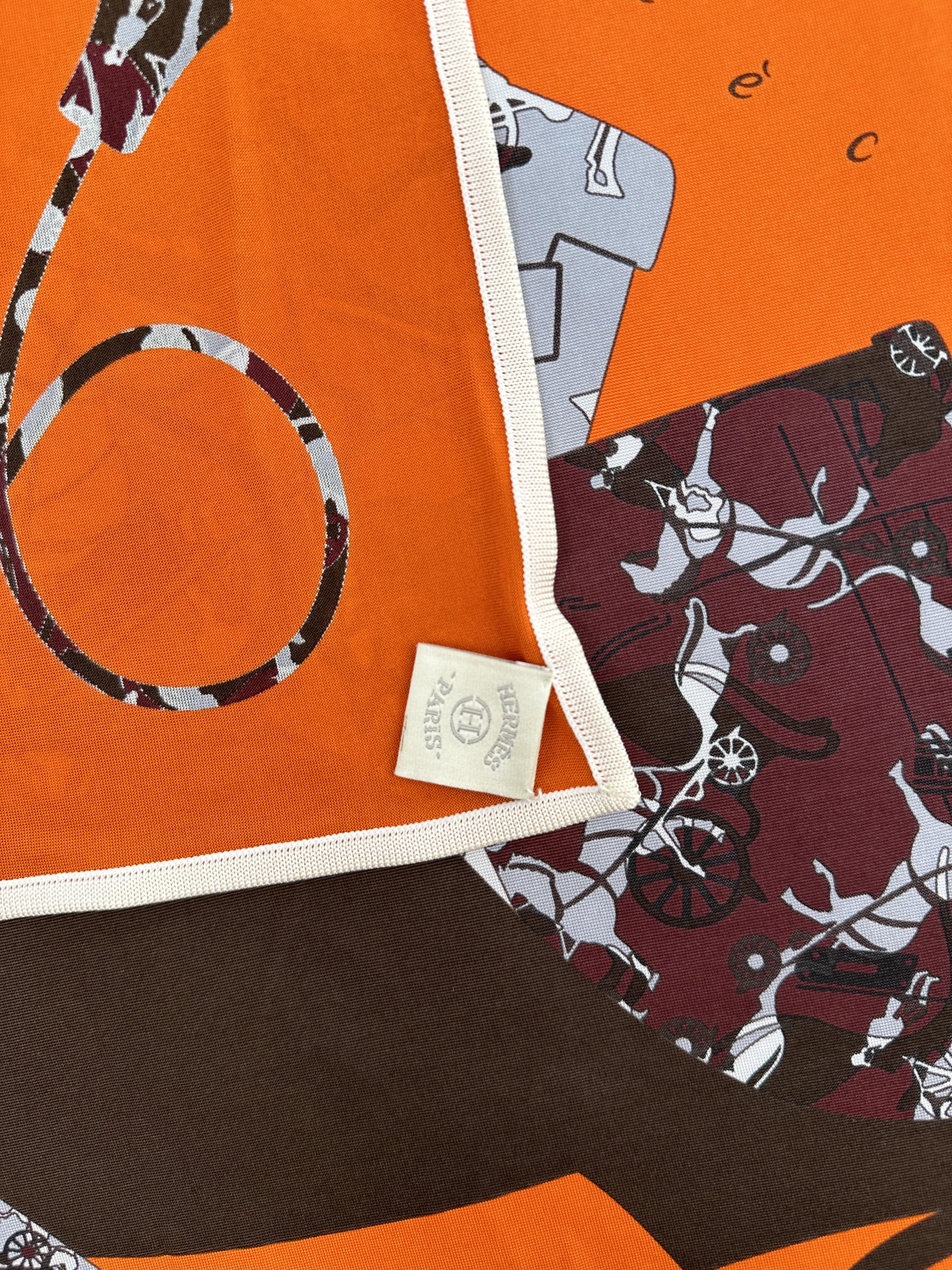 Hermès Kelly en Caleche Silk Jersey 90
