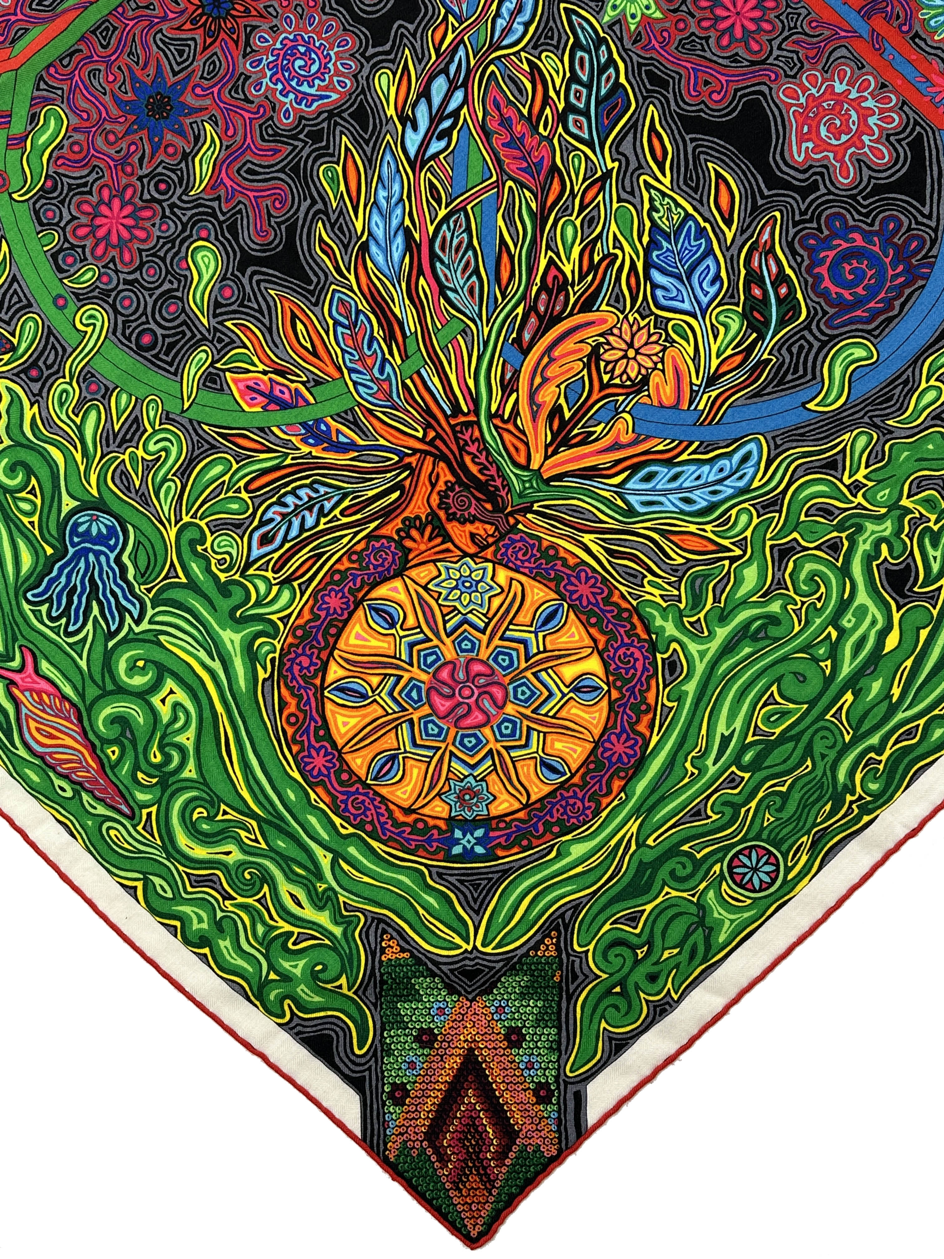 Hermès L'Arbre du Vent Cashmere Silk 140