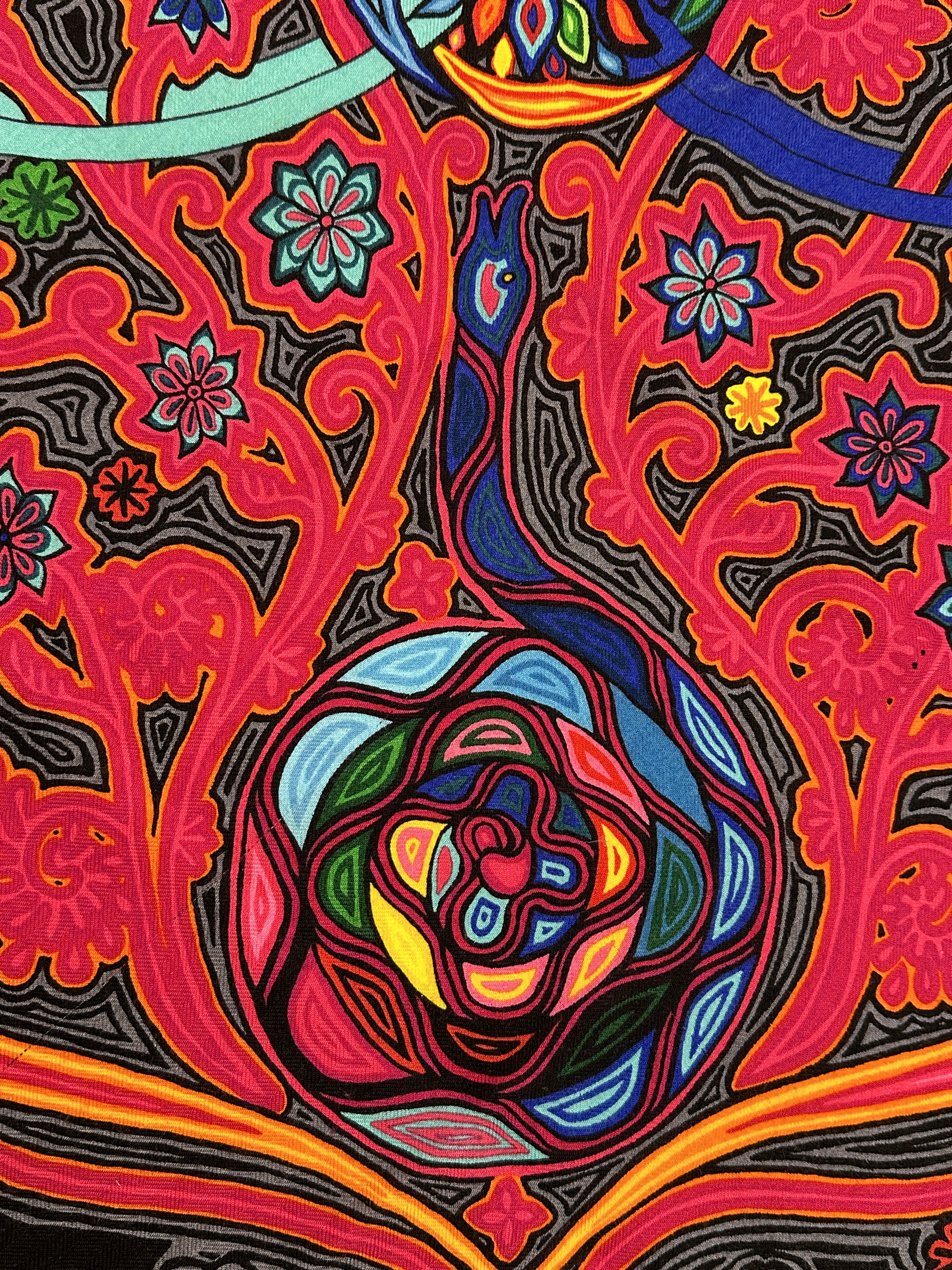 Hermès L'Arbre du Vent Cashmere Silk 140