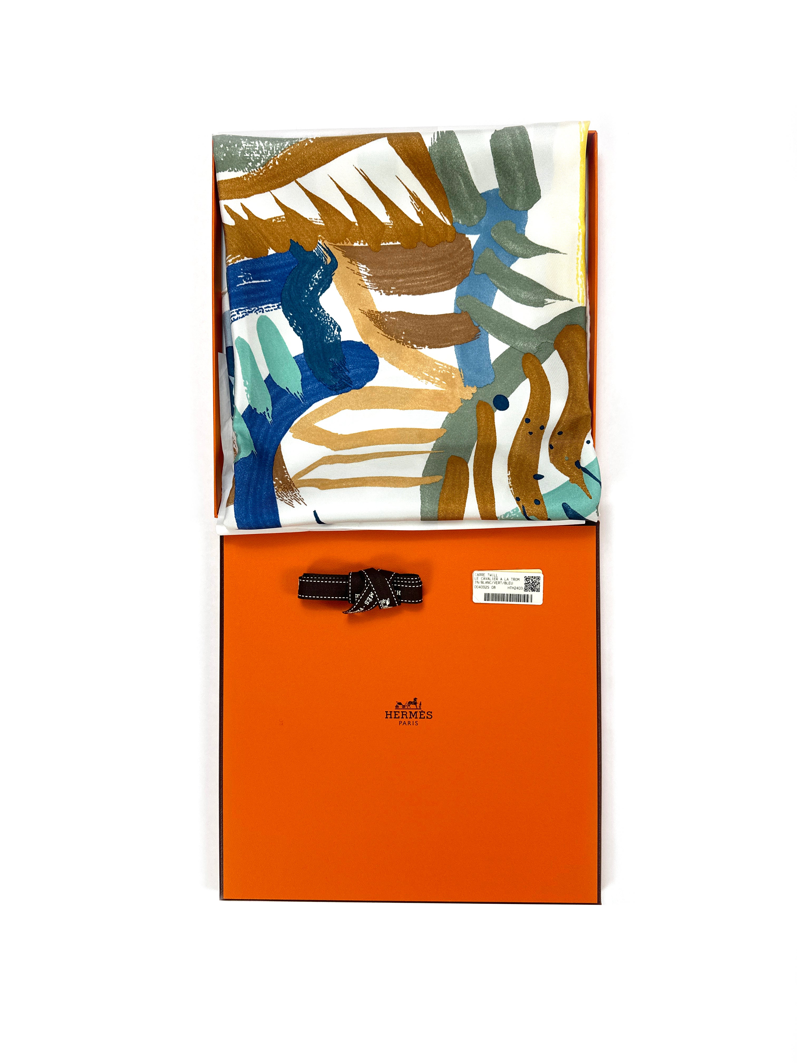 Hermès La Cavalier a la Trompete 90