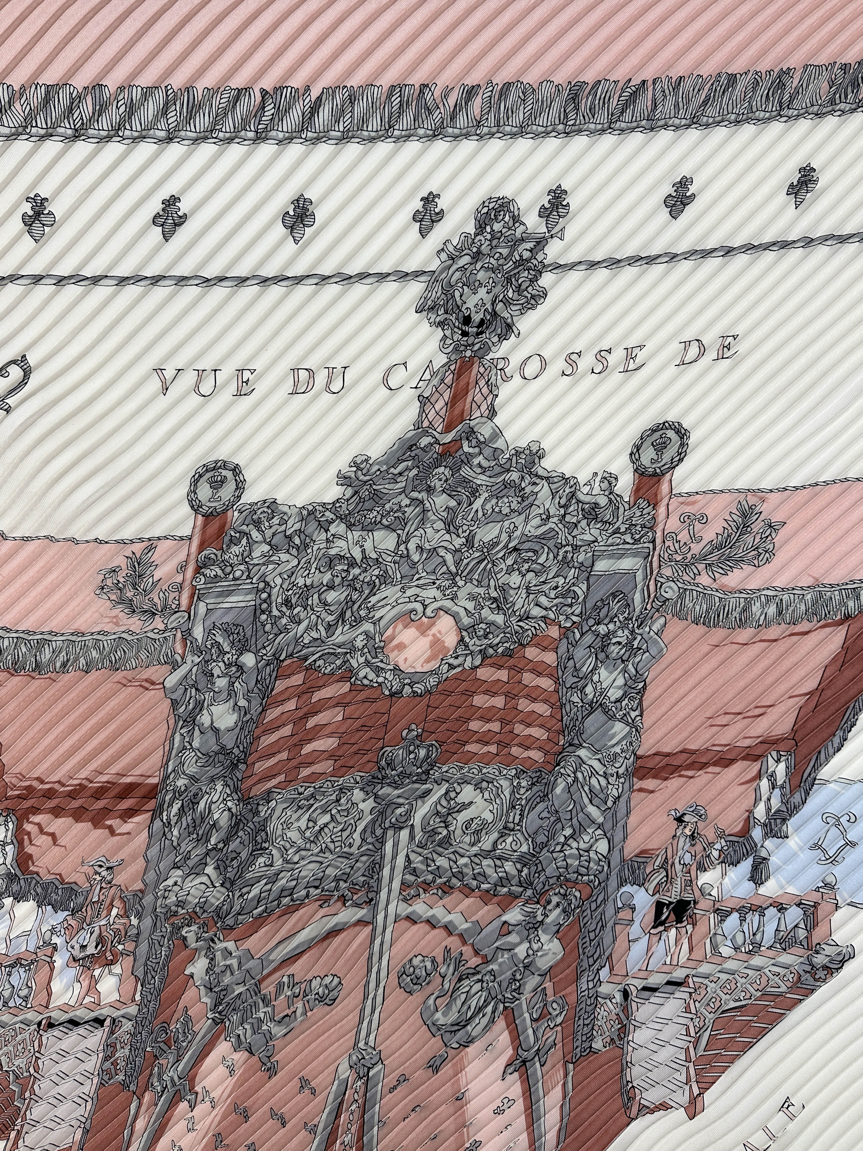 Hermès La Réale Plissé 90