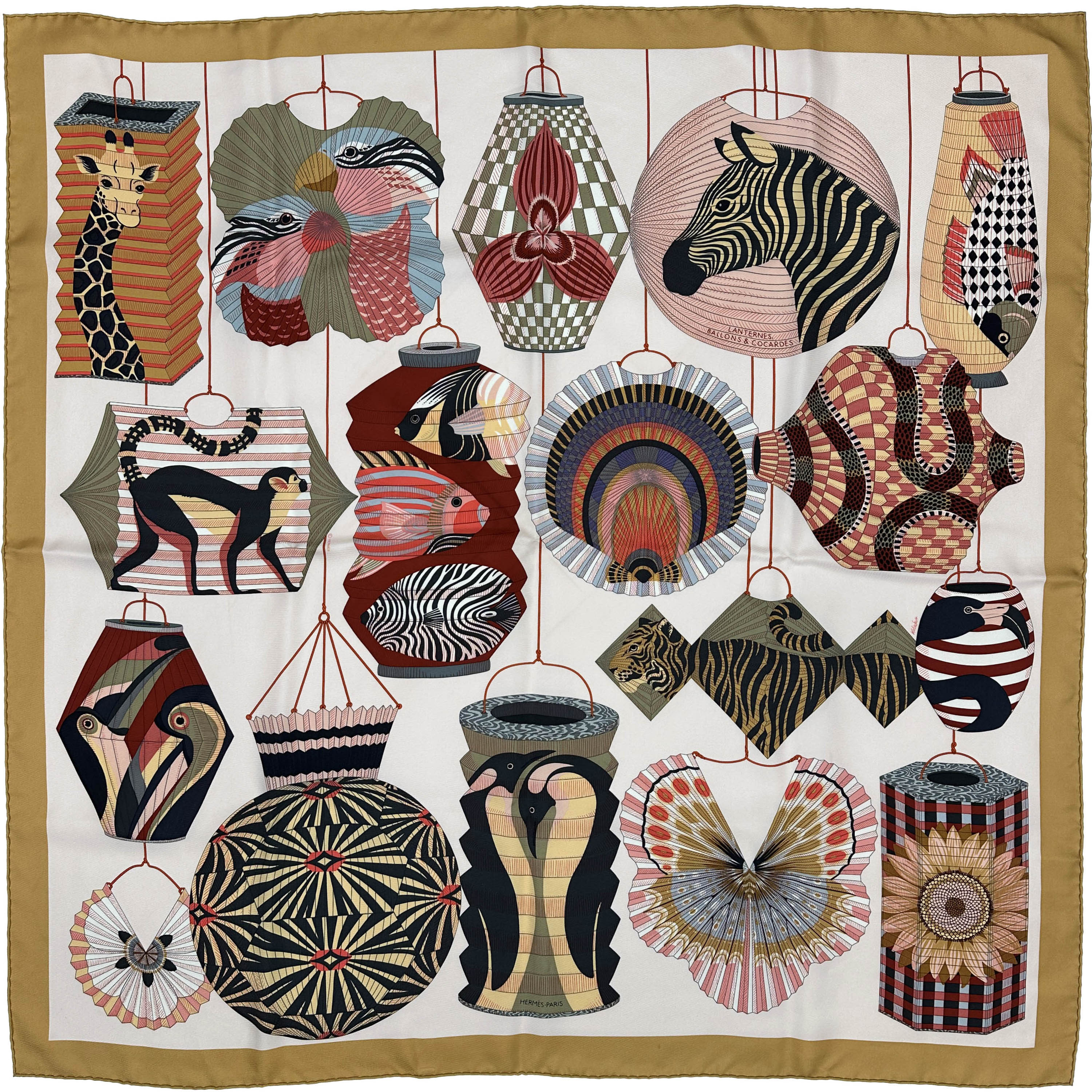 Hermès Lanternes, Ballons et Cocardes 90