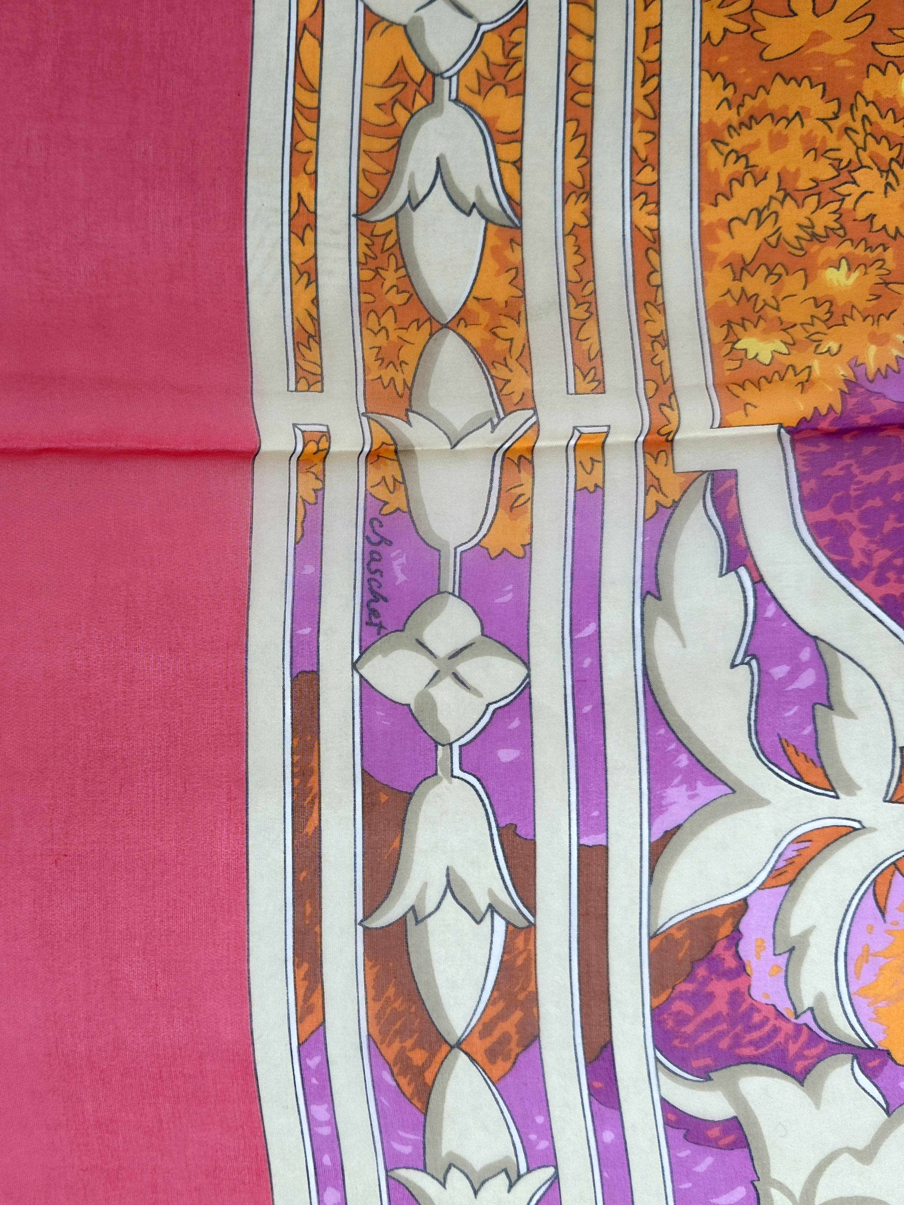 Hermès Le Fleuve Sacre Mousseline 140