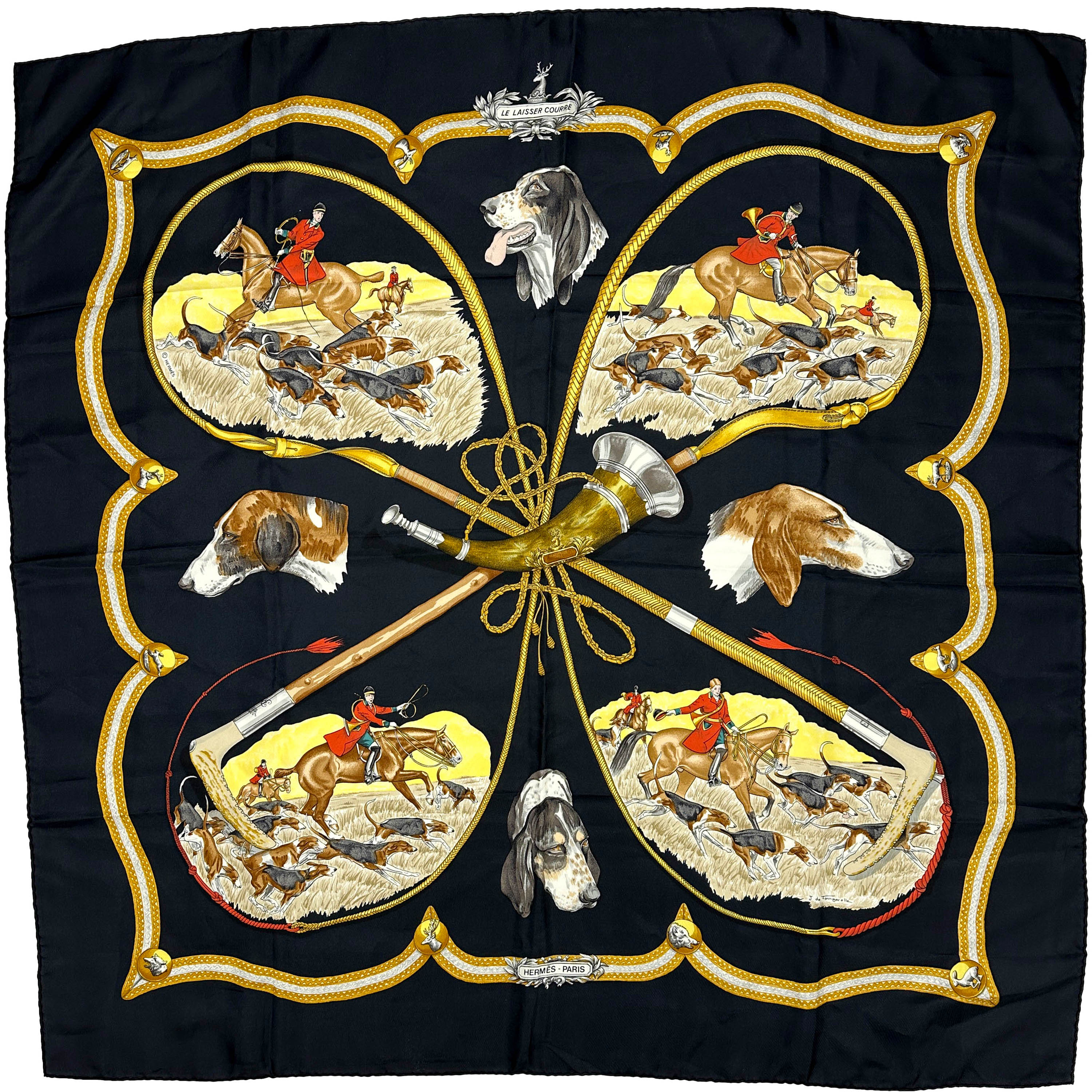 Hermès Le Laisser Courre 90