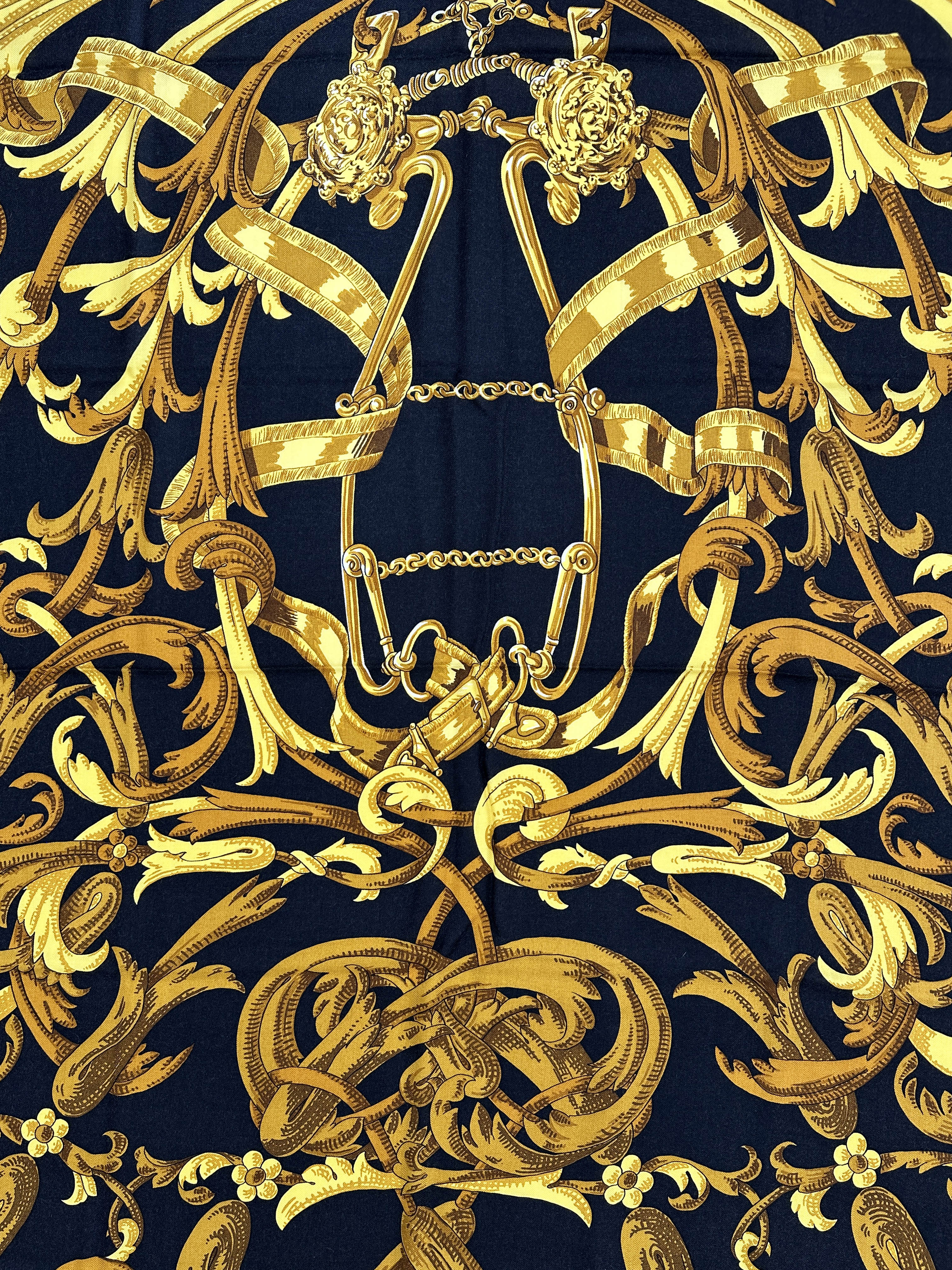 Hermès Le Mors à la Connétable Cashmere Silk 140