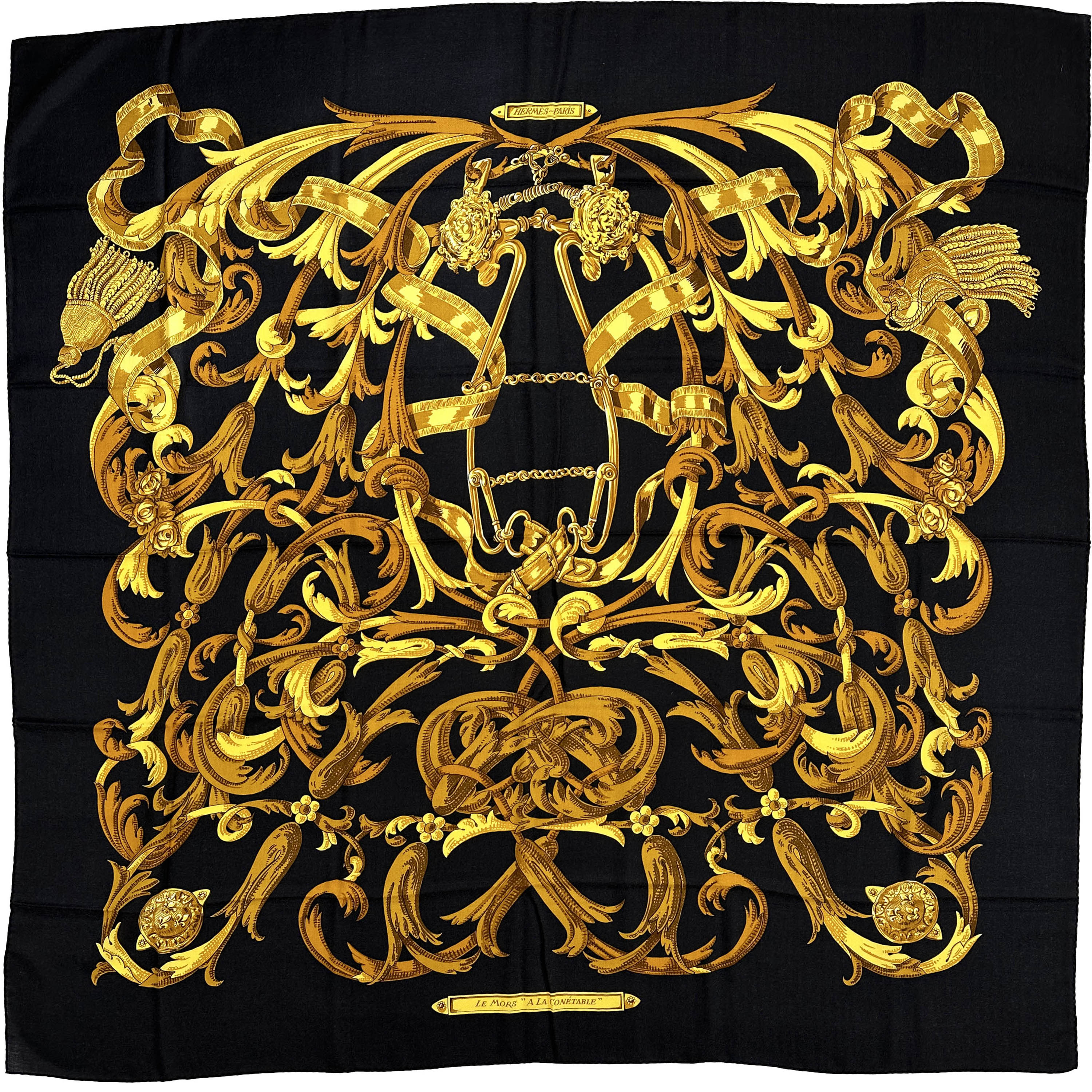Hermès Le Mors à la Connétable Cashmere Silk 140