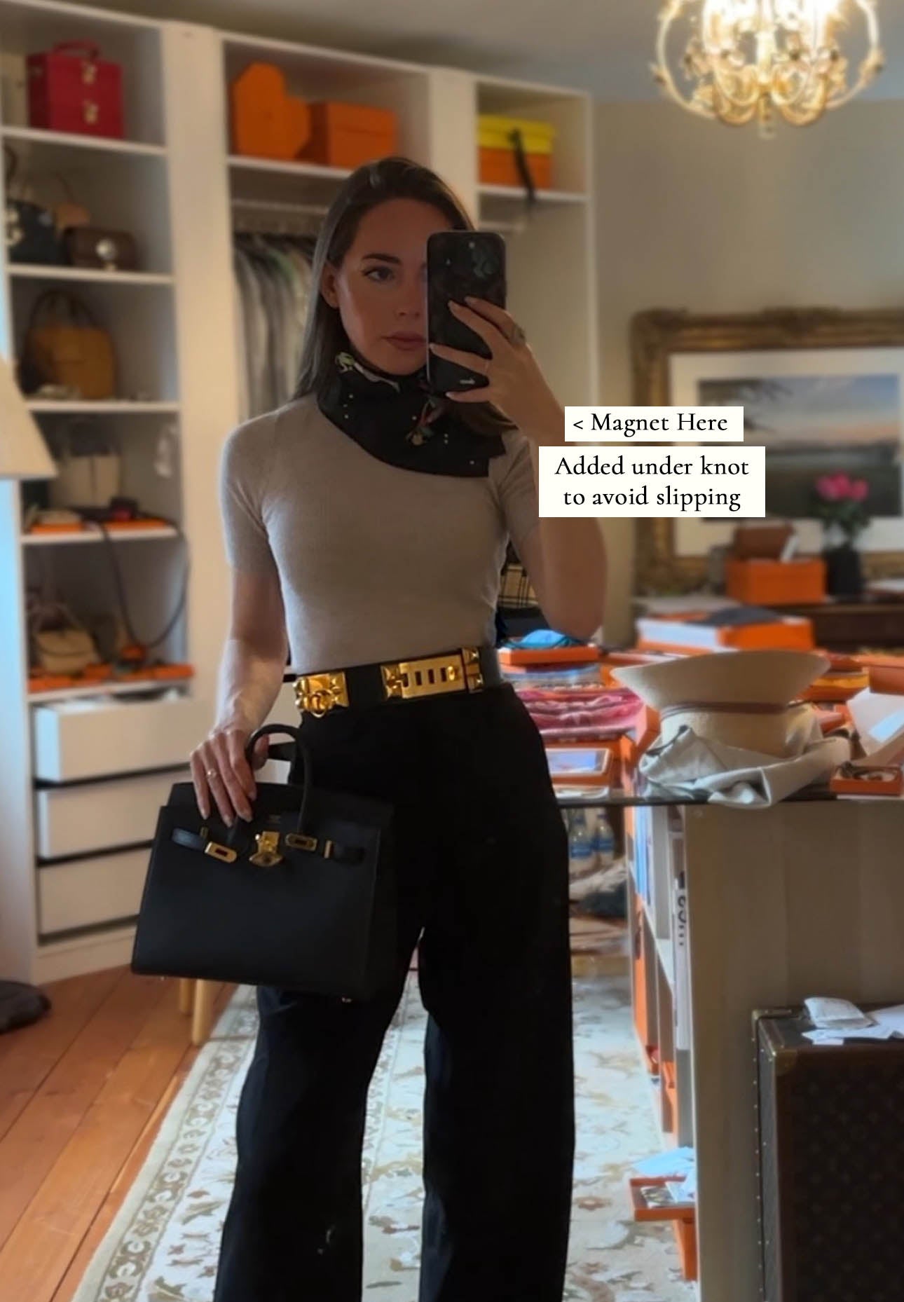 *Limited Edition* The Abigail 4 Piece Heart Scarf Magnet Set