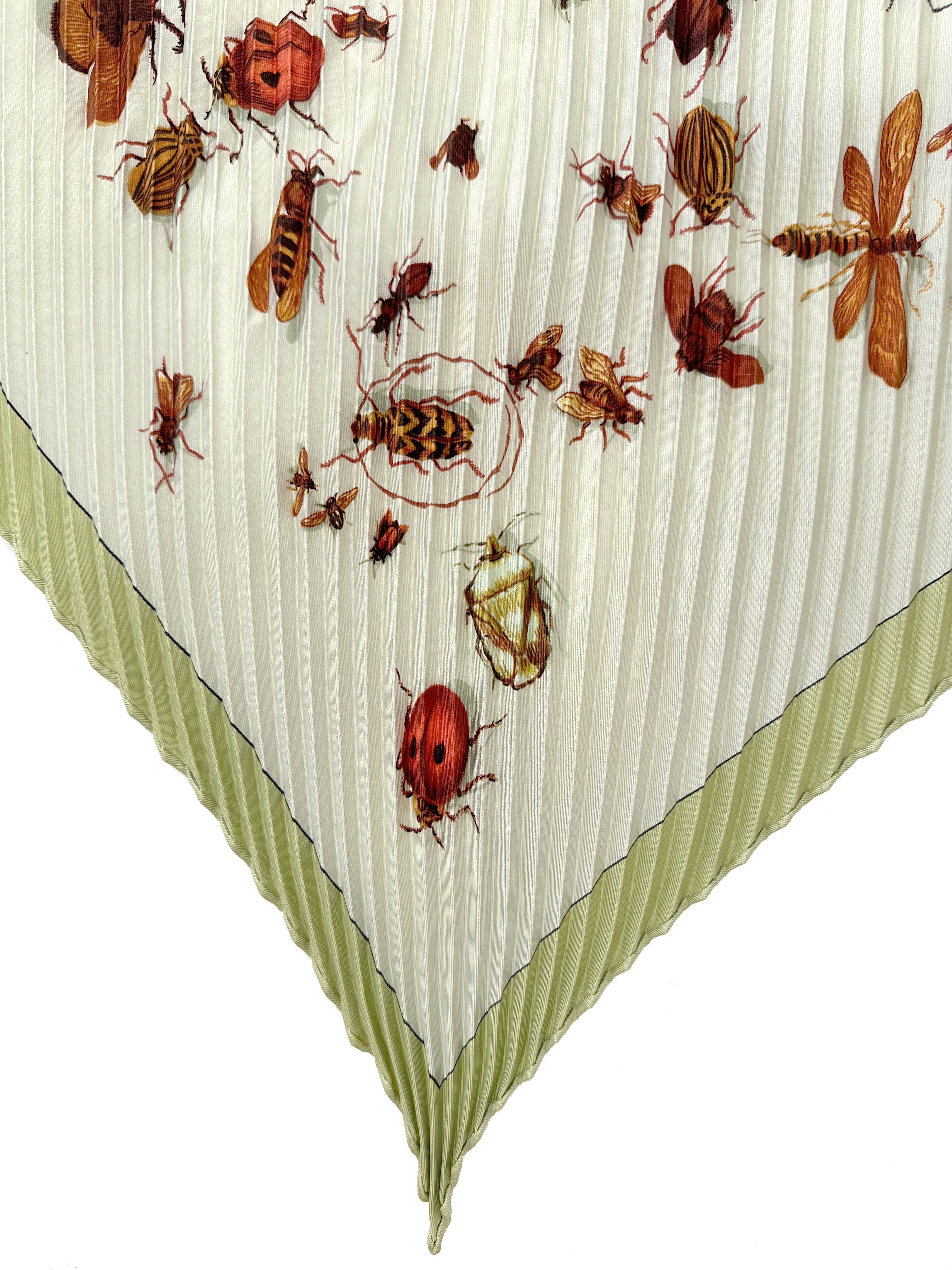 Hermès Les Insects Plissé 90