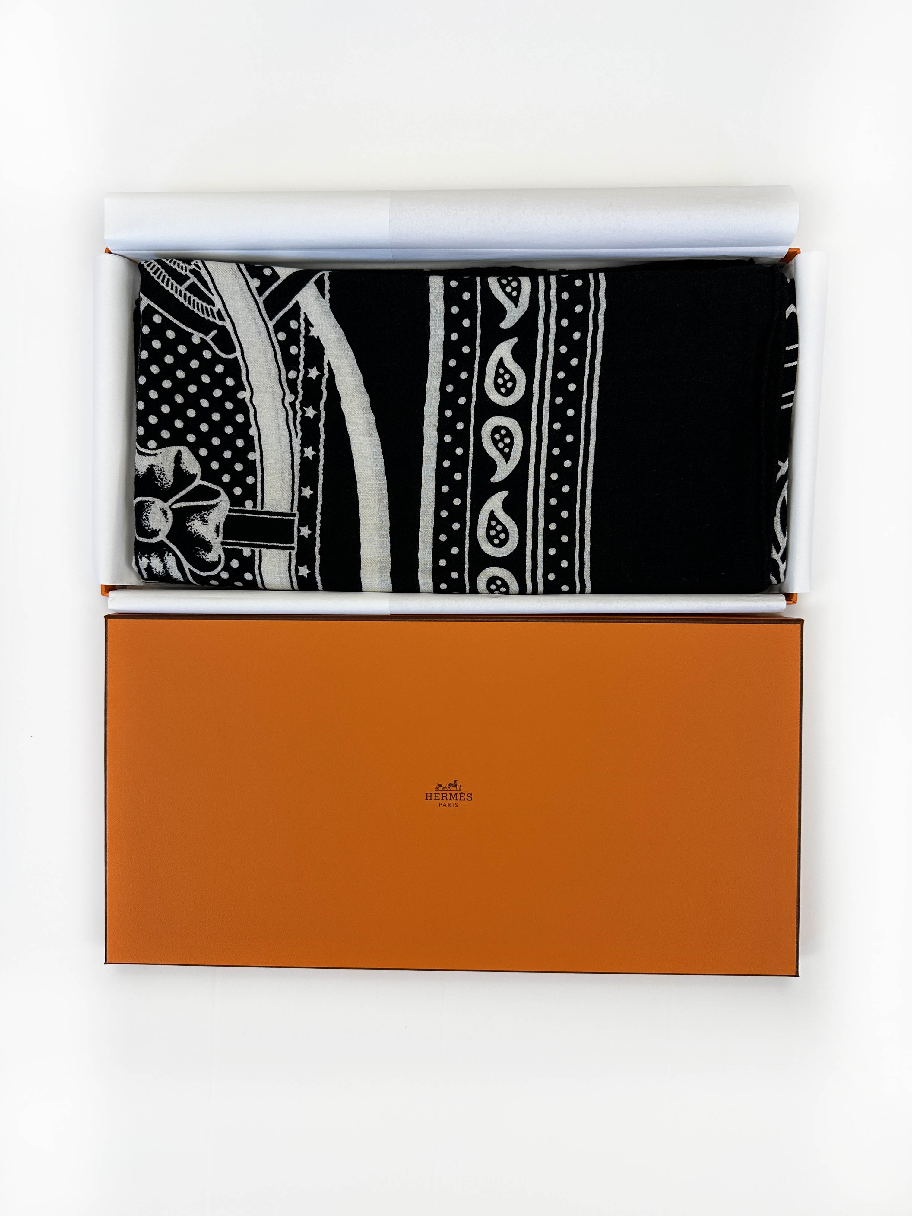 Hermès Grand Manege Bandana Cashmere Silk 140