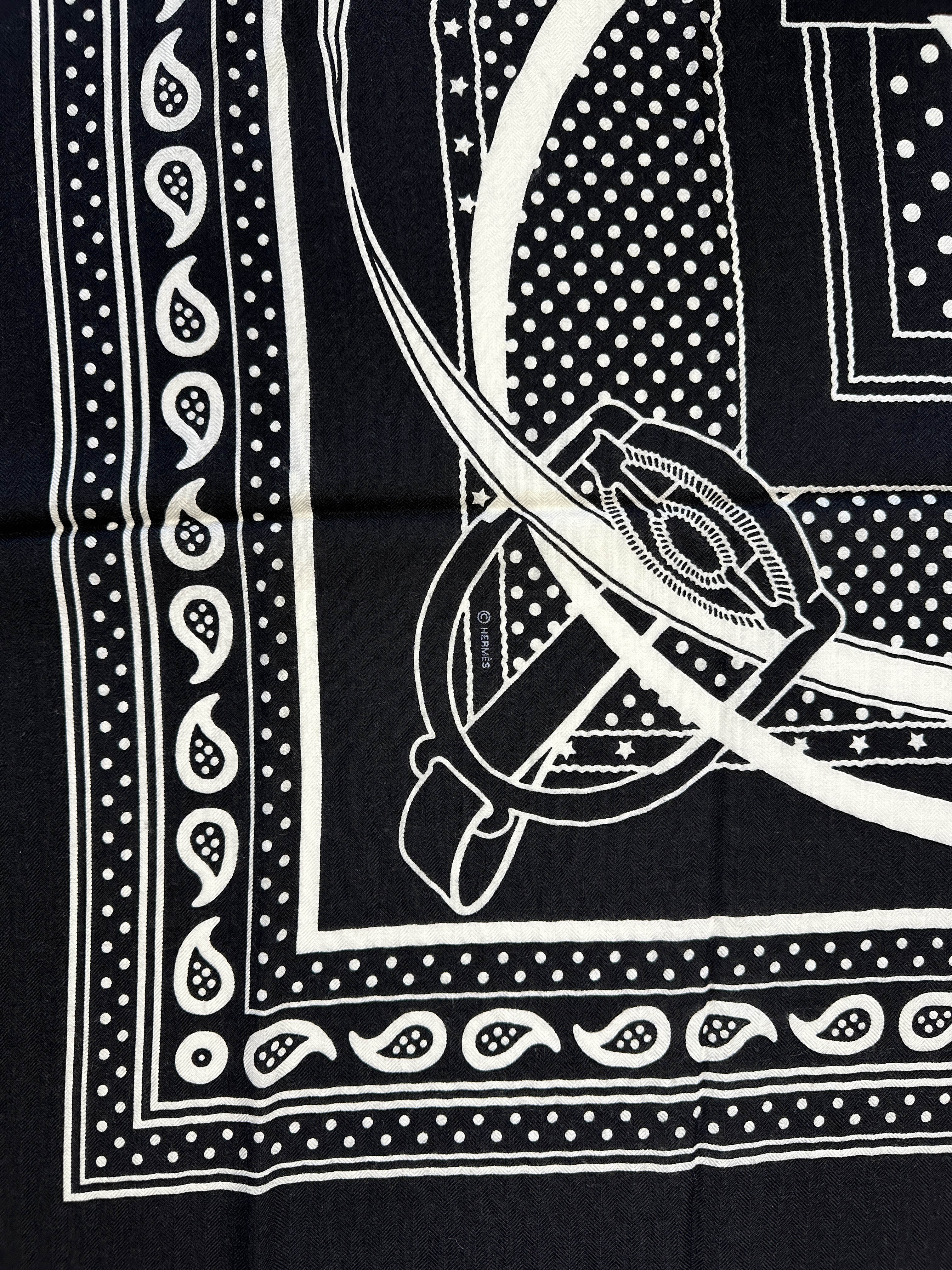 Hermès Grand Manege Bandana Cashmere Silk 140