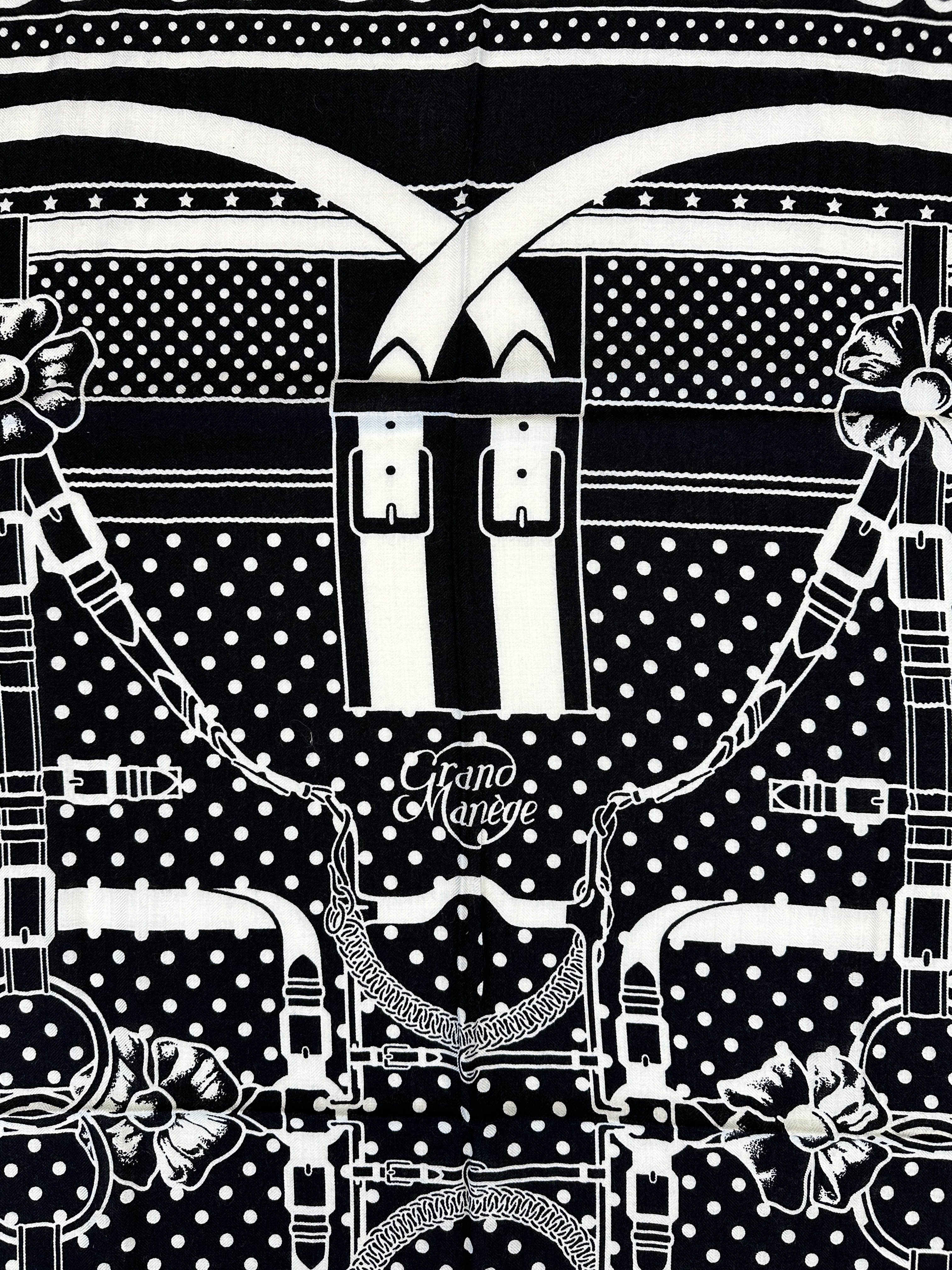 Hermès Grand Manege Bandana Cashmere Silk 140