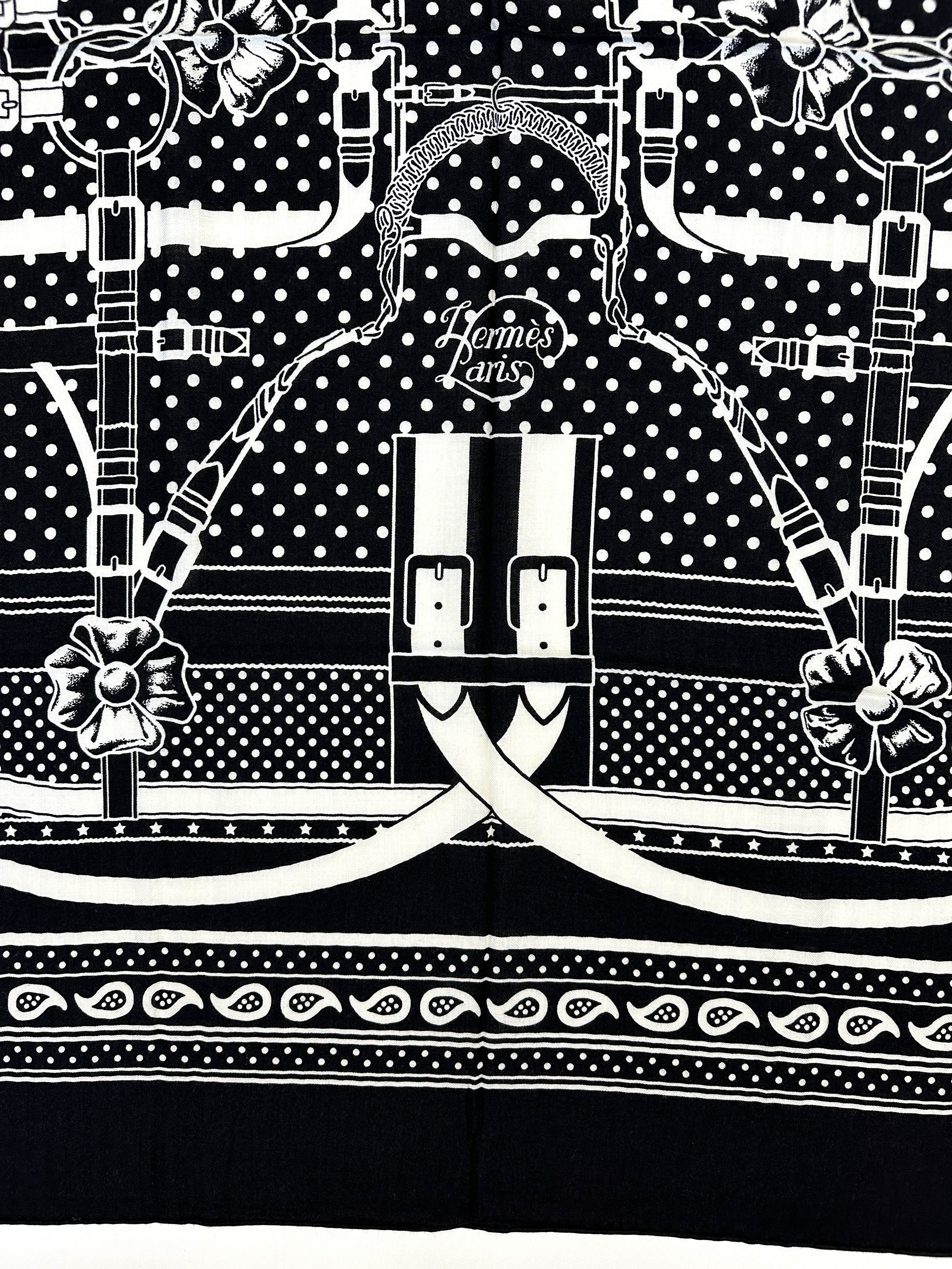 Hermès Grand Manege Bandana Cashmere Silk 140