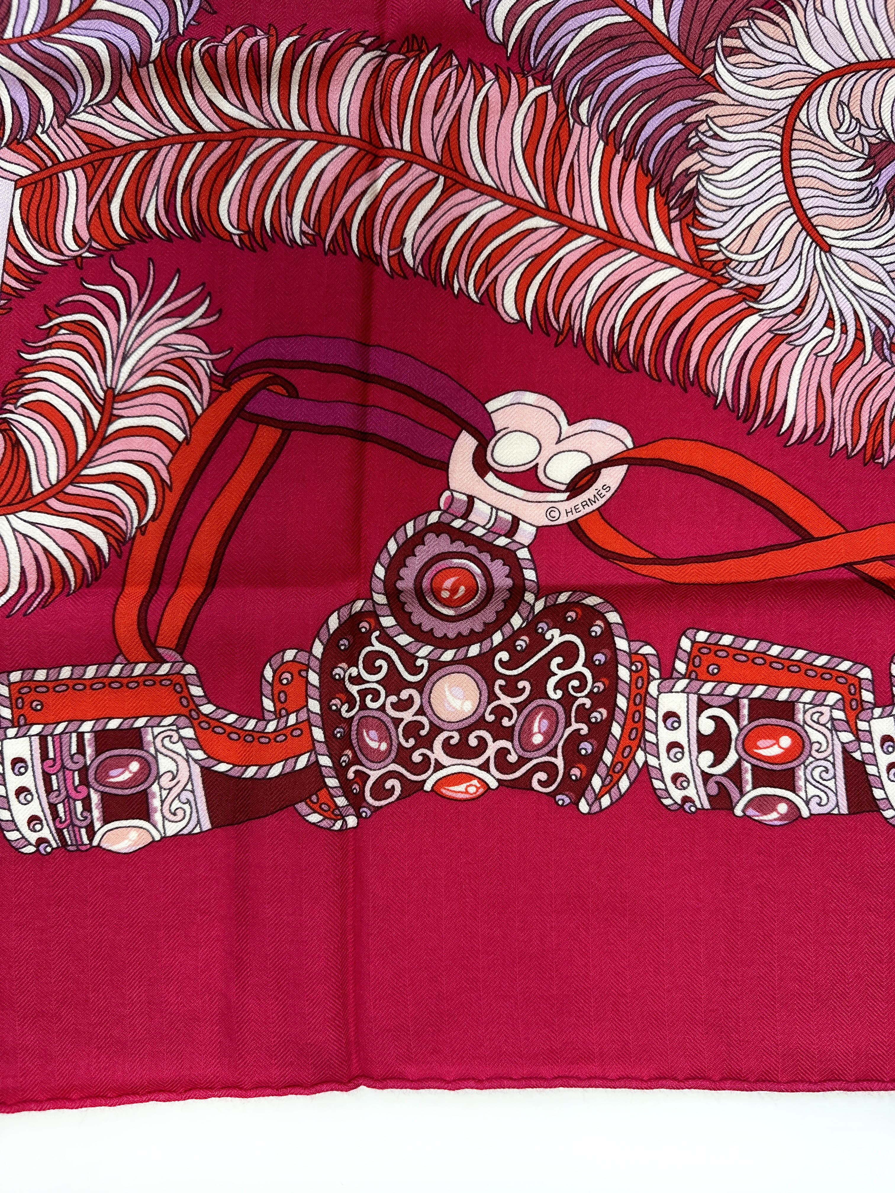 Hermès Sous L'Egide de Mars Cashmere Silk 140