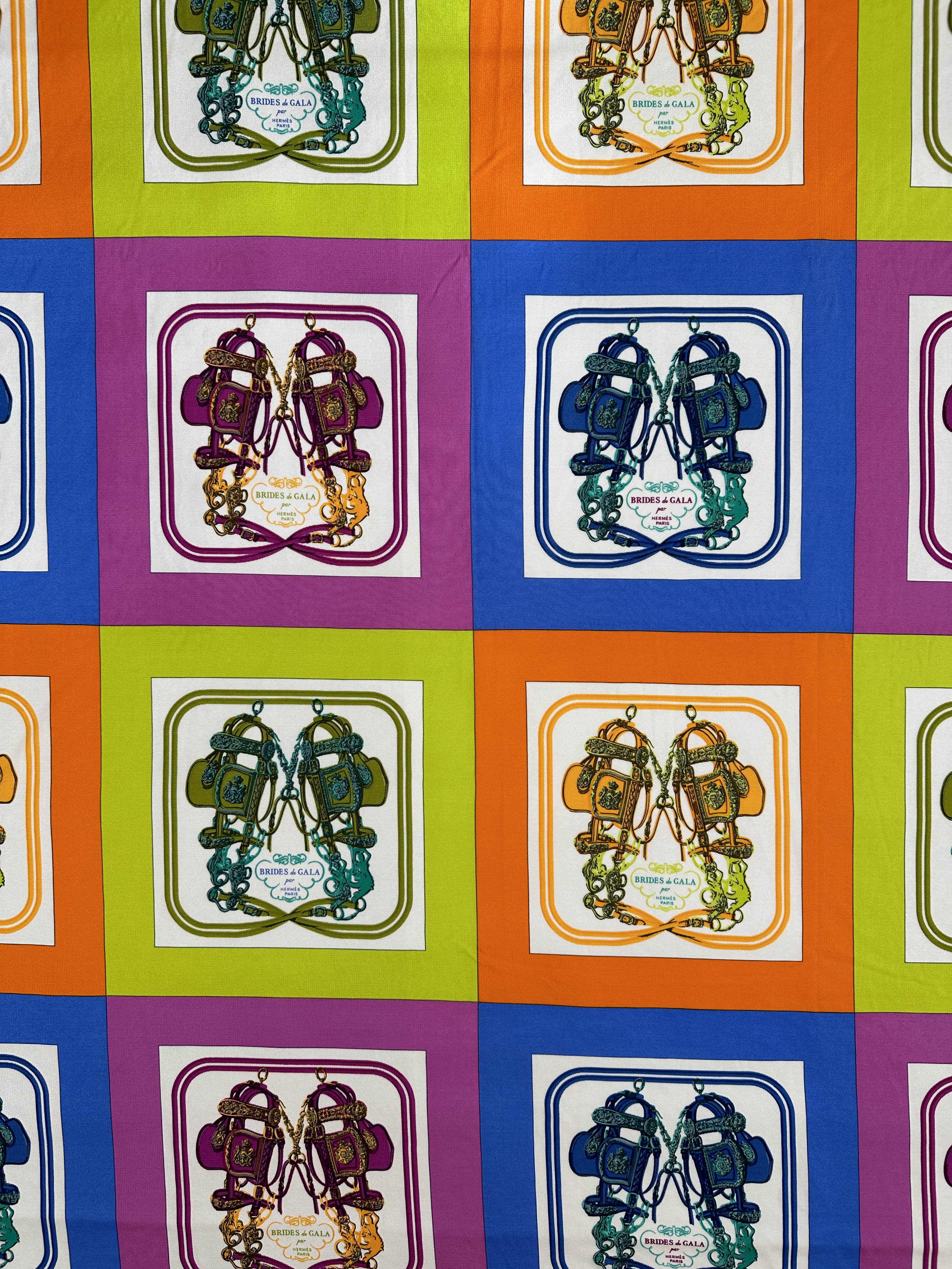 Hermès Mini Brides de Gala Silk Jersey 90