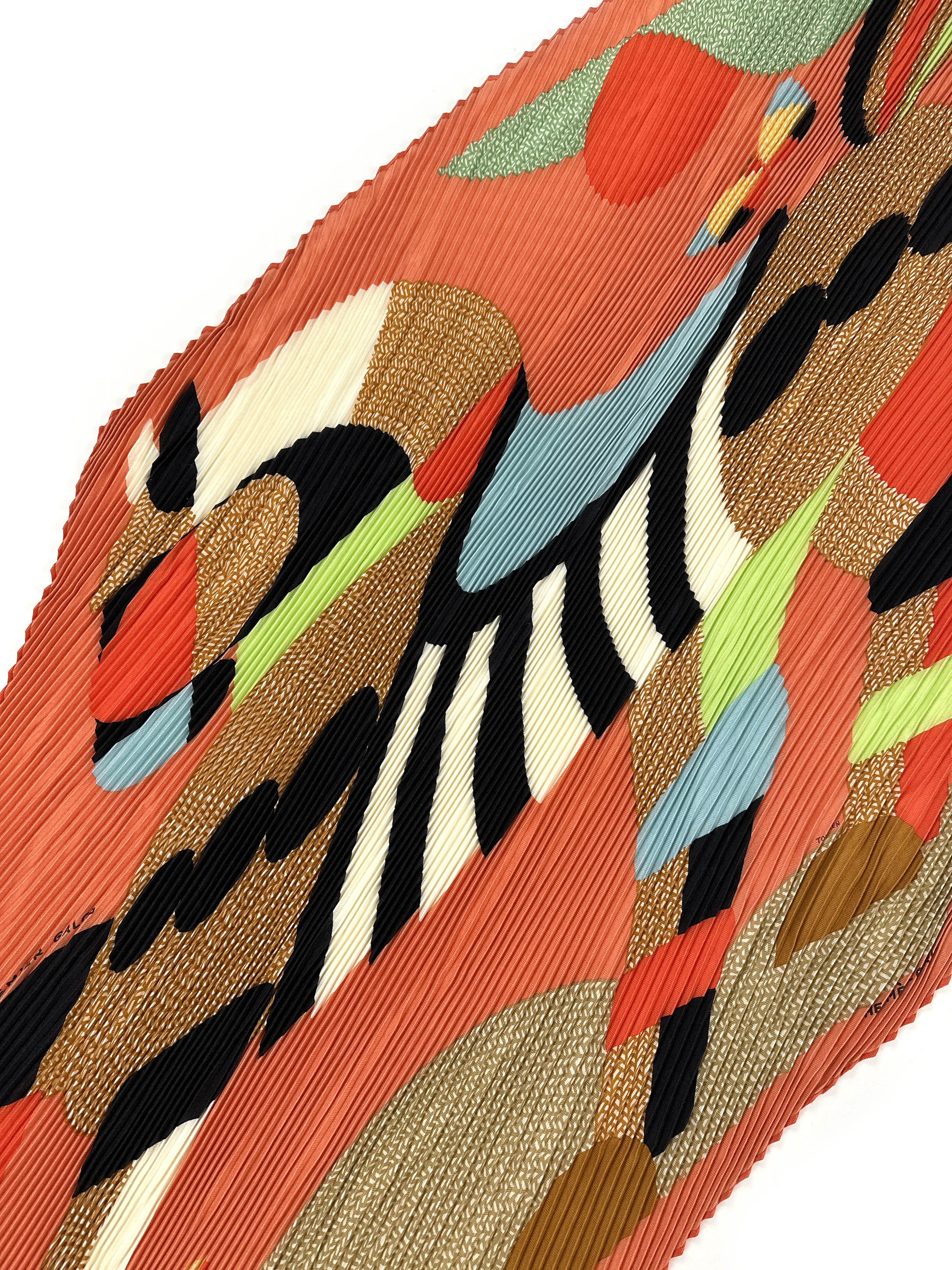 Hermès Mon Premier Galop Plissé Cashmere Silk 140